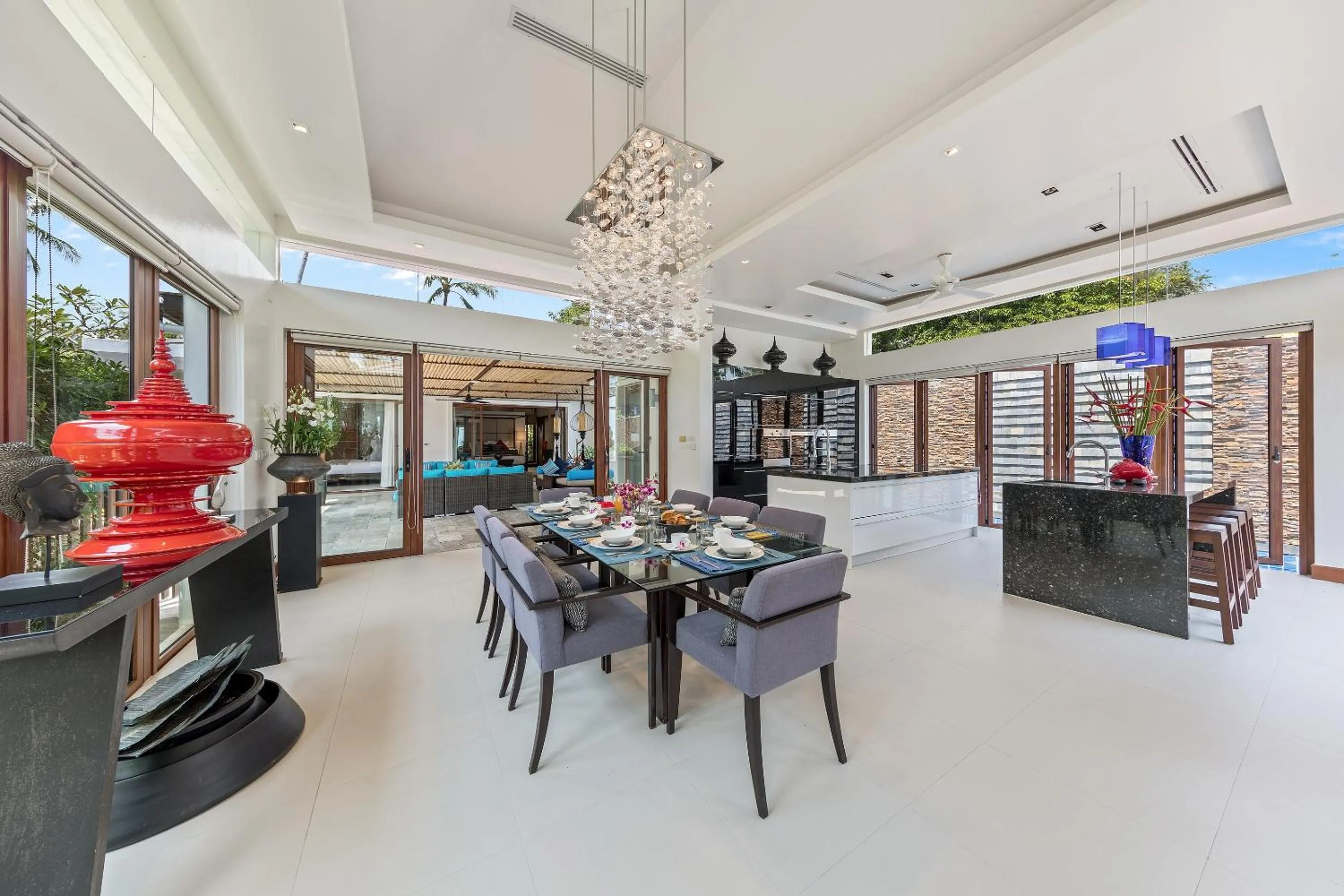 Dining area, Restaurant/Places to Eat in Lotus Samui (SHA Plus)