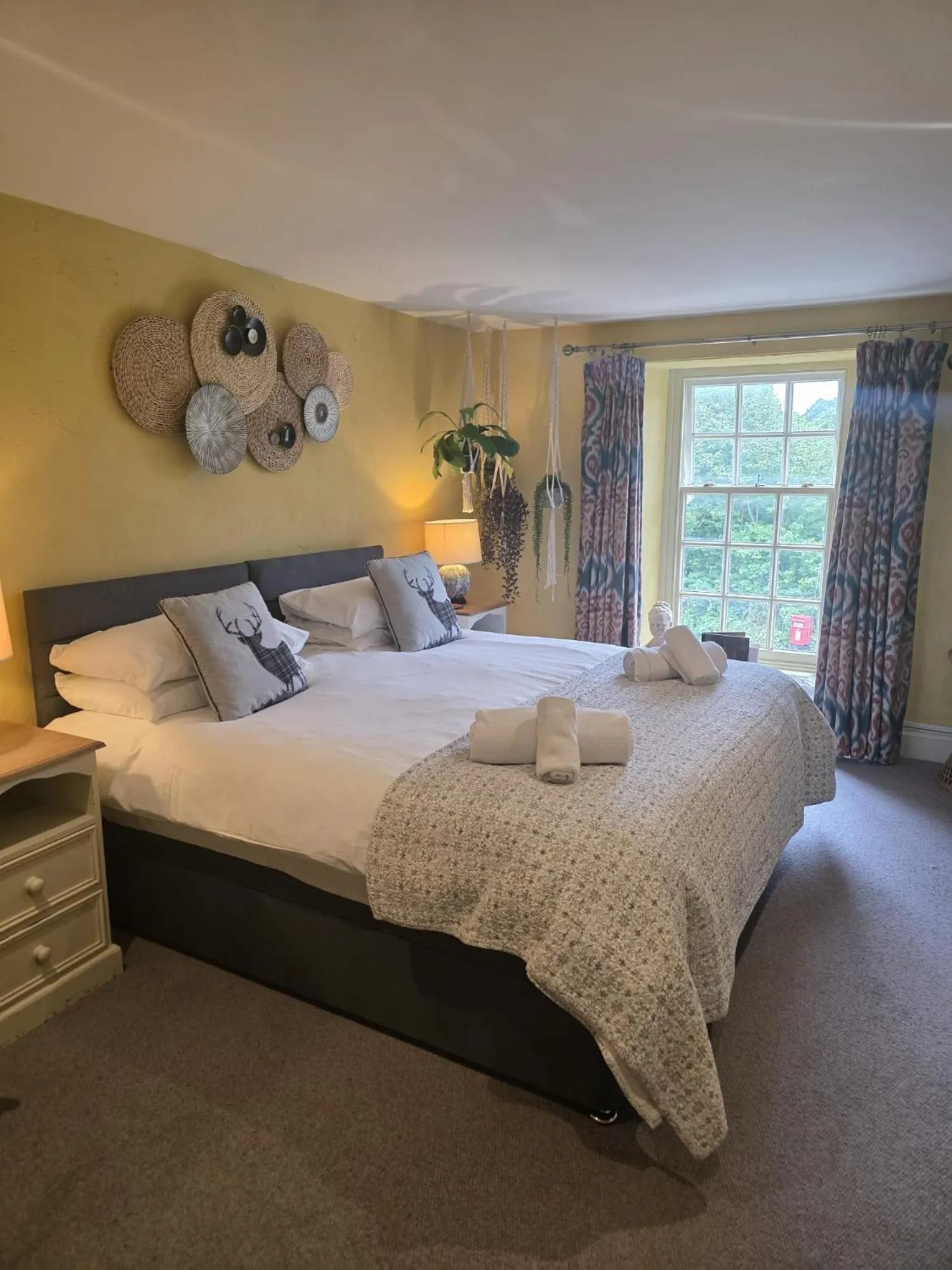 Bed in The Brown Horse Inn