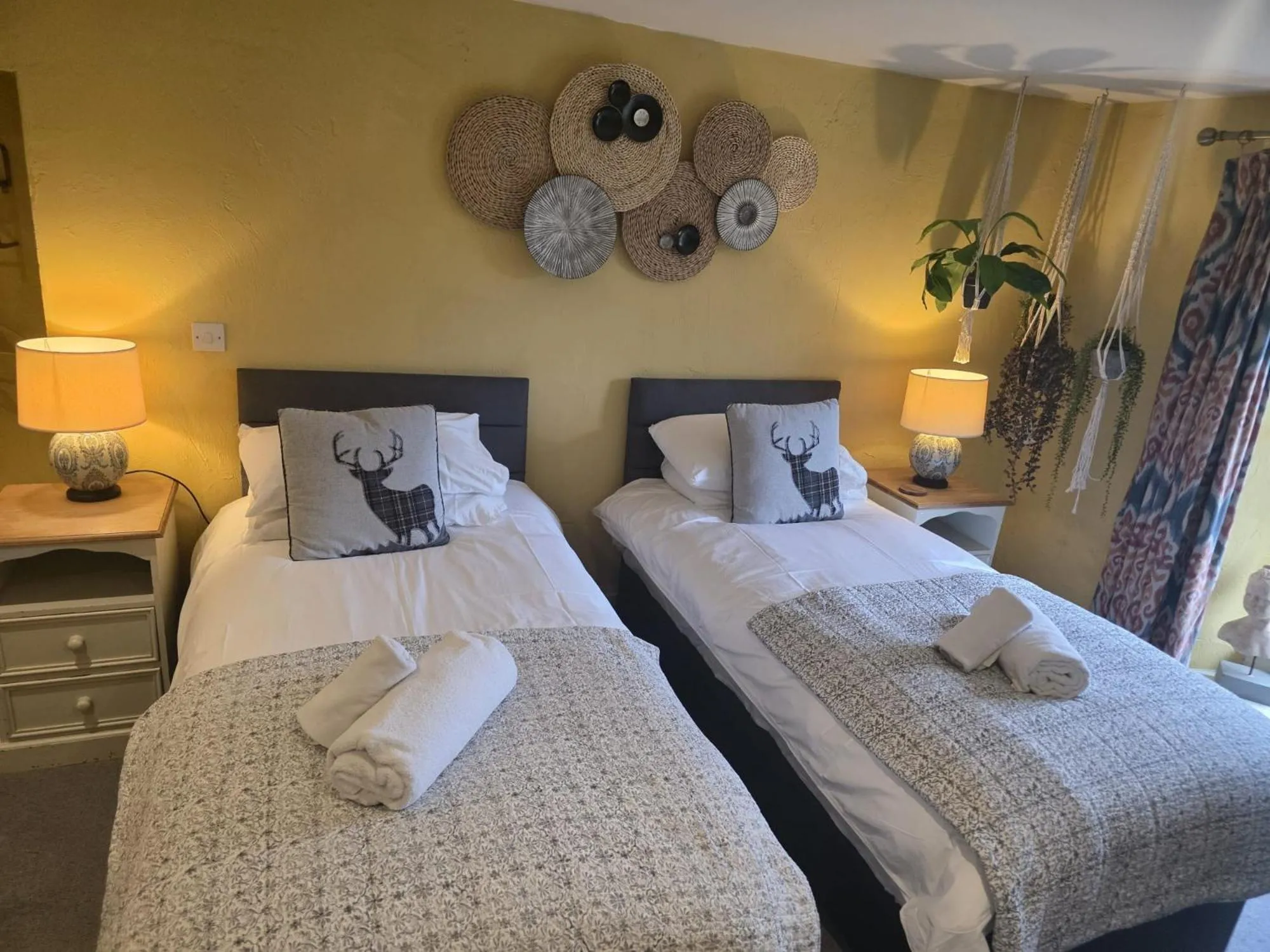 Bed in The Brown Horse Inn