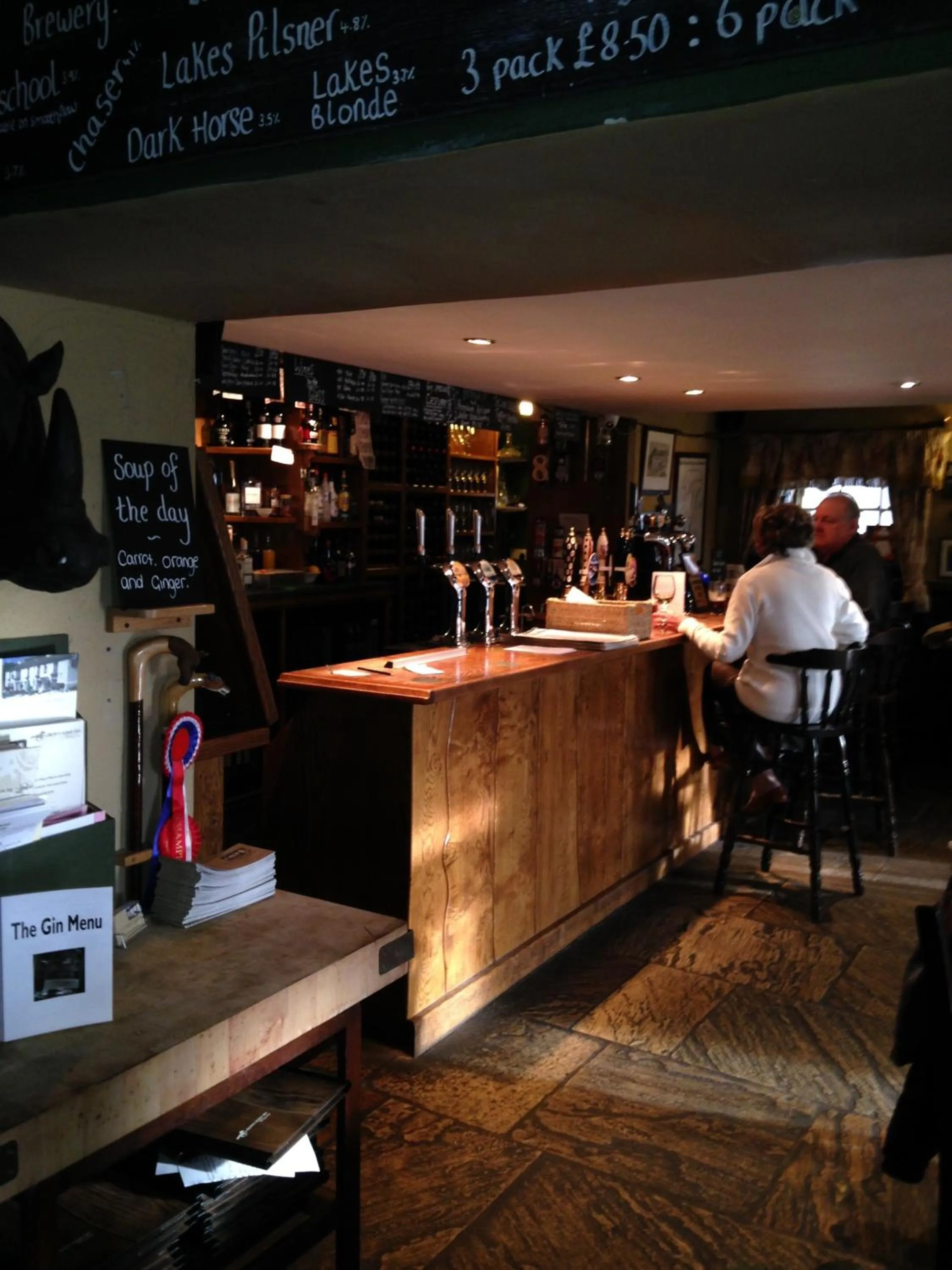 Lounge or bar in The Brown Horse Inn