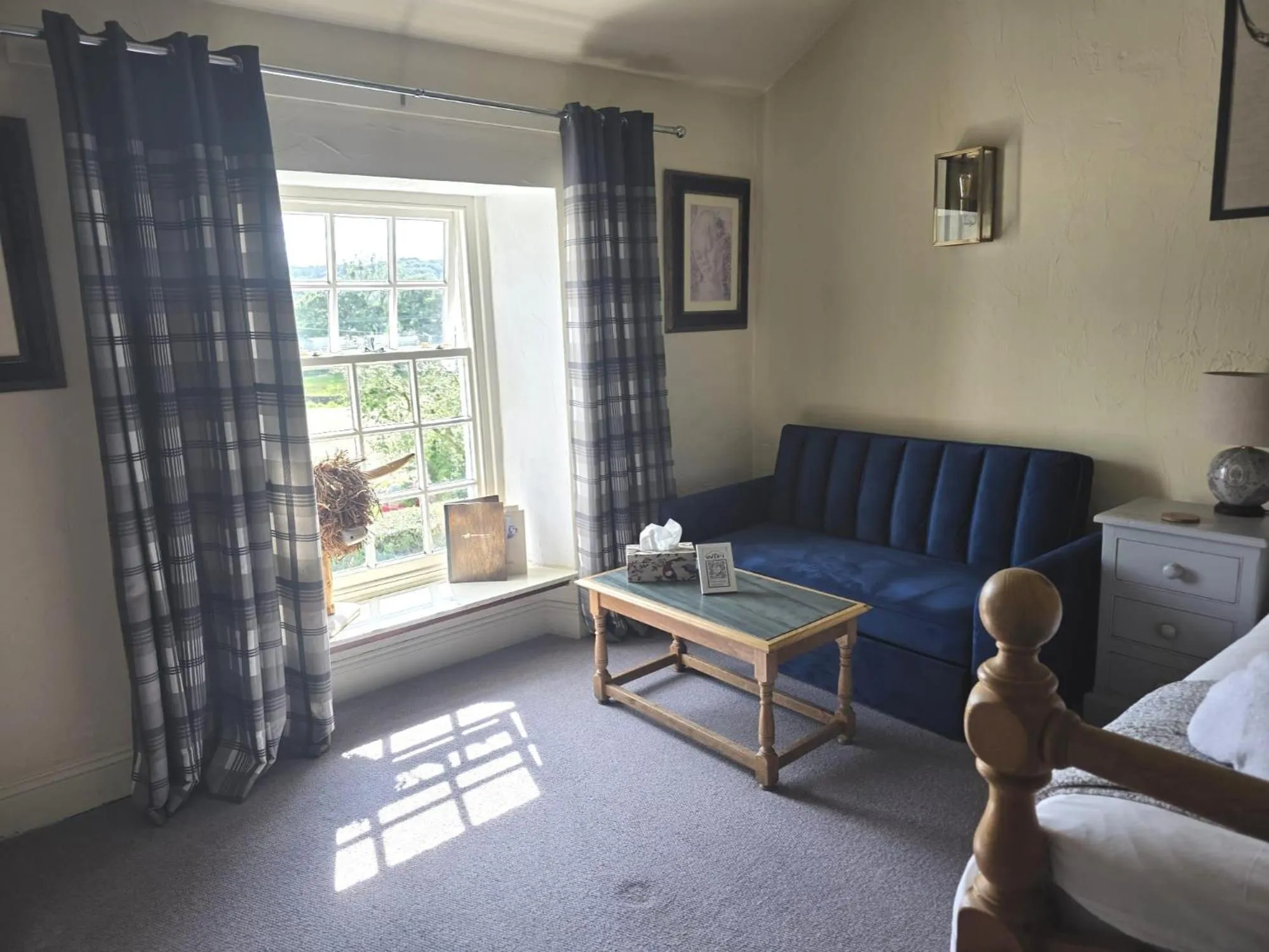 Bed in The Brown Horse Inn