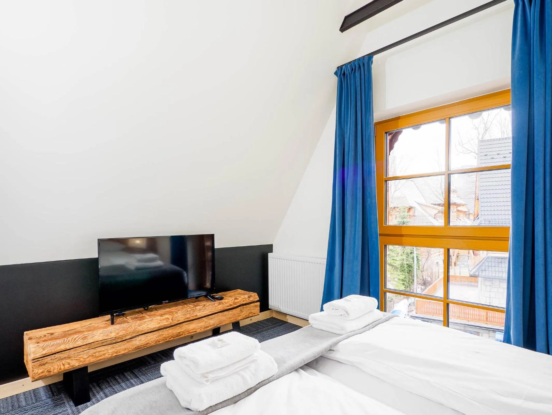 View (from property/room), Bed in Willa Sienkiewiczówka