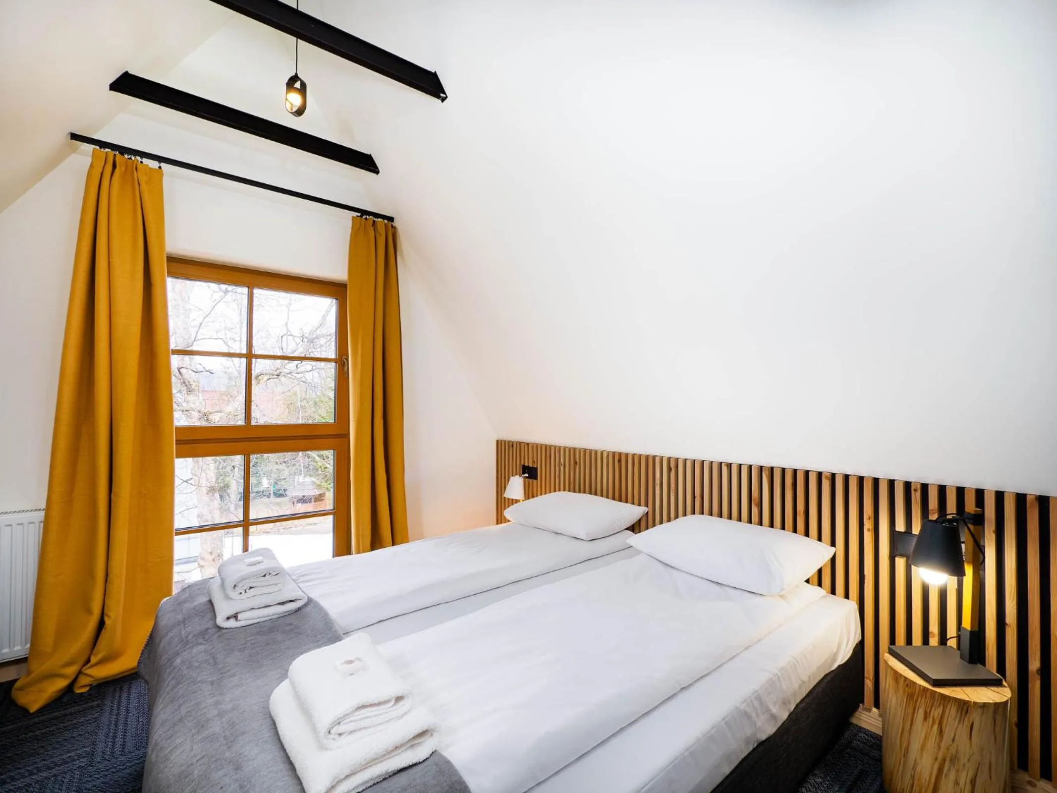 Bedroom, Bed in Willa Sienkiewiczówka