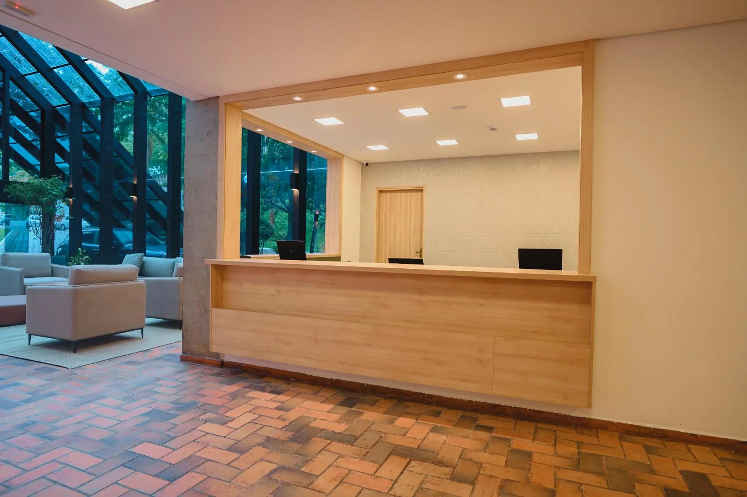 Lobby or reception in Hotel Thermas da Mata - Cotia próximo ao Animália Park