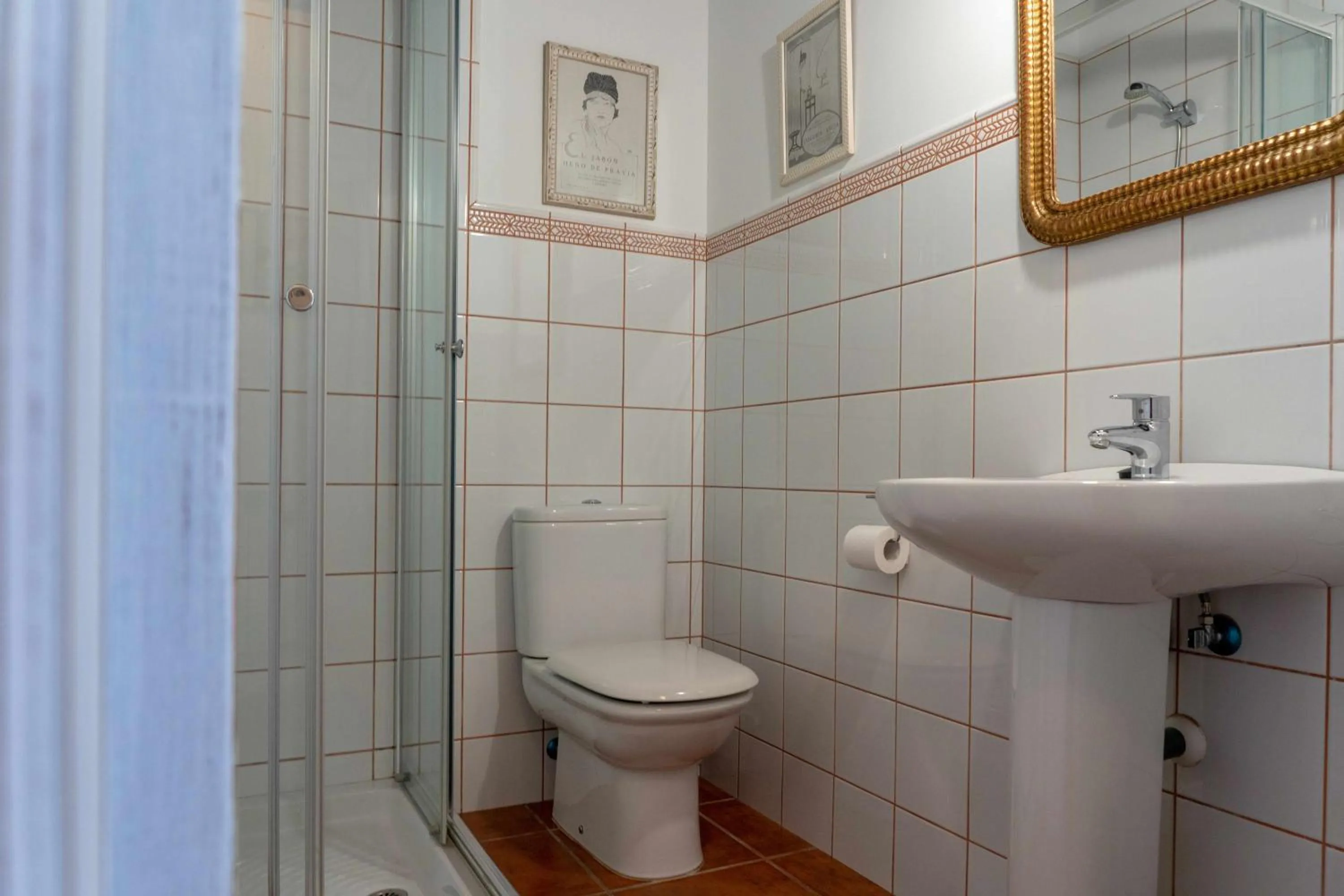 Shower in Apartamentos Arcadia