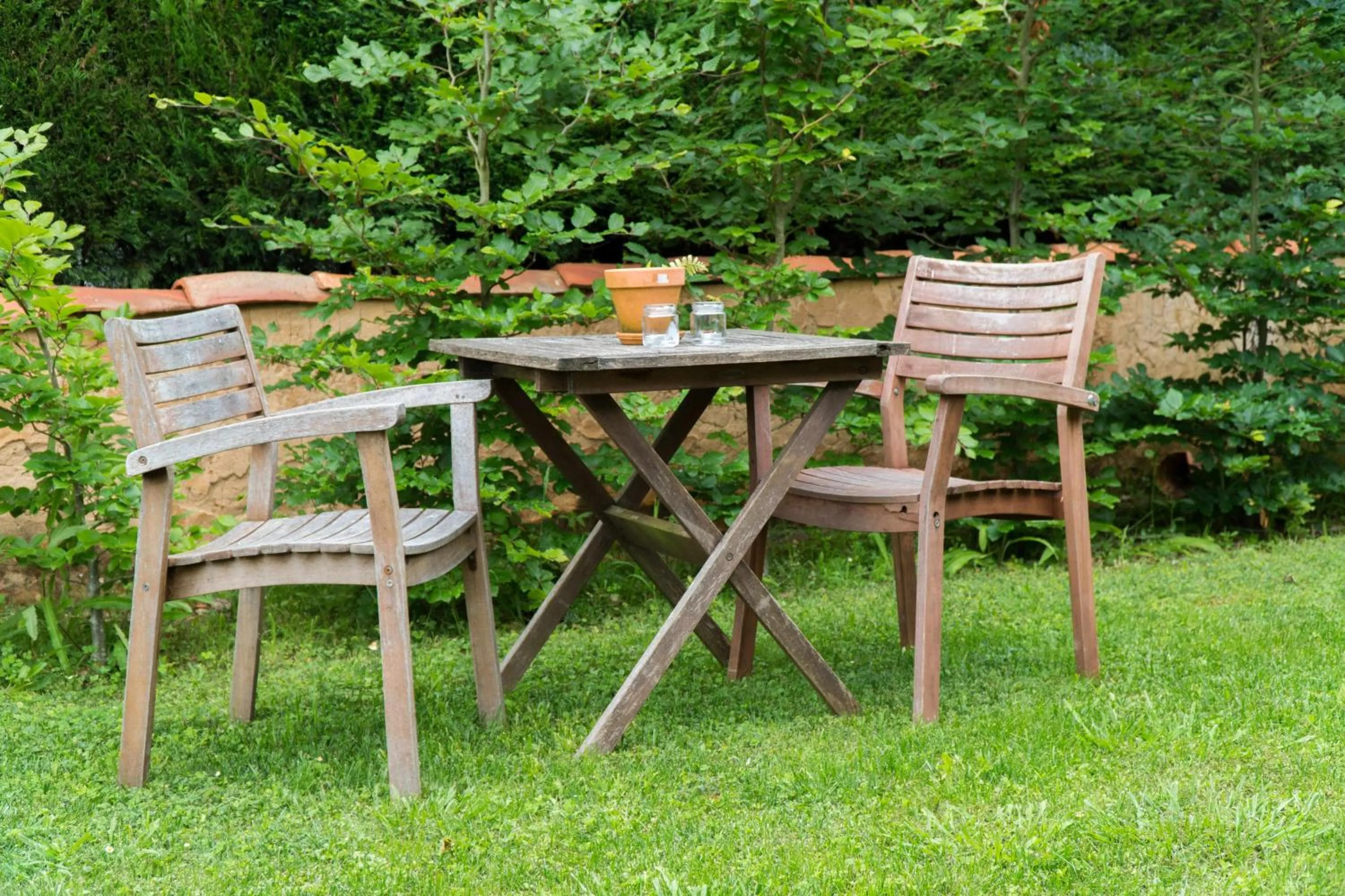 Garden in Apartamentos Arcadia