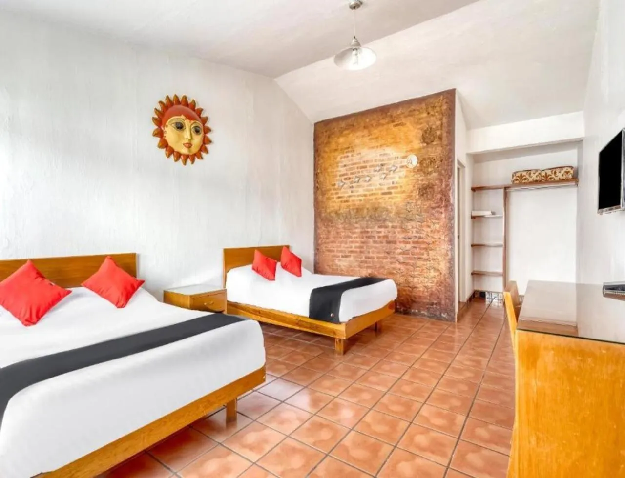 Twin Room in Hotel Arana Tonalá