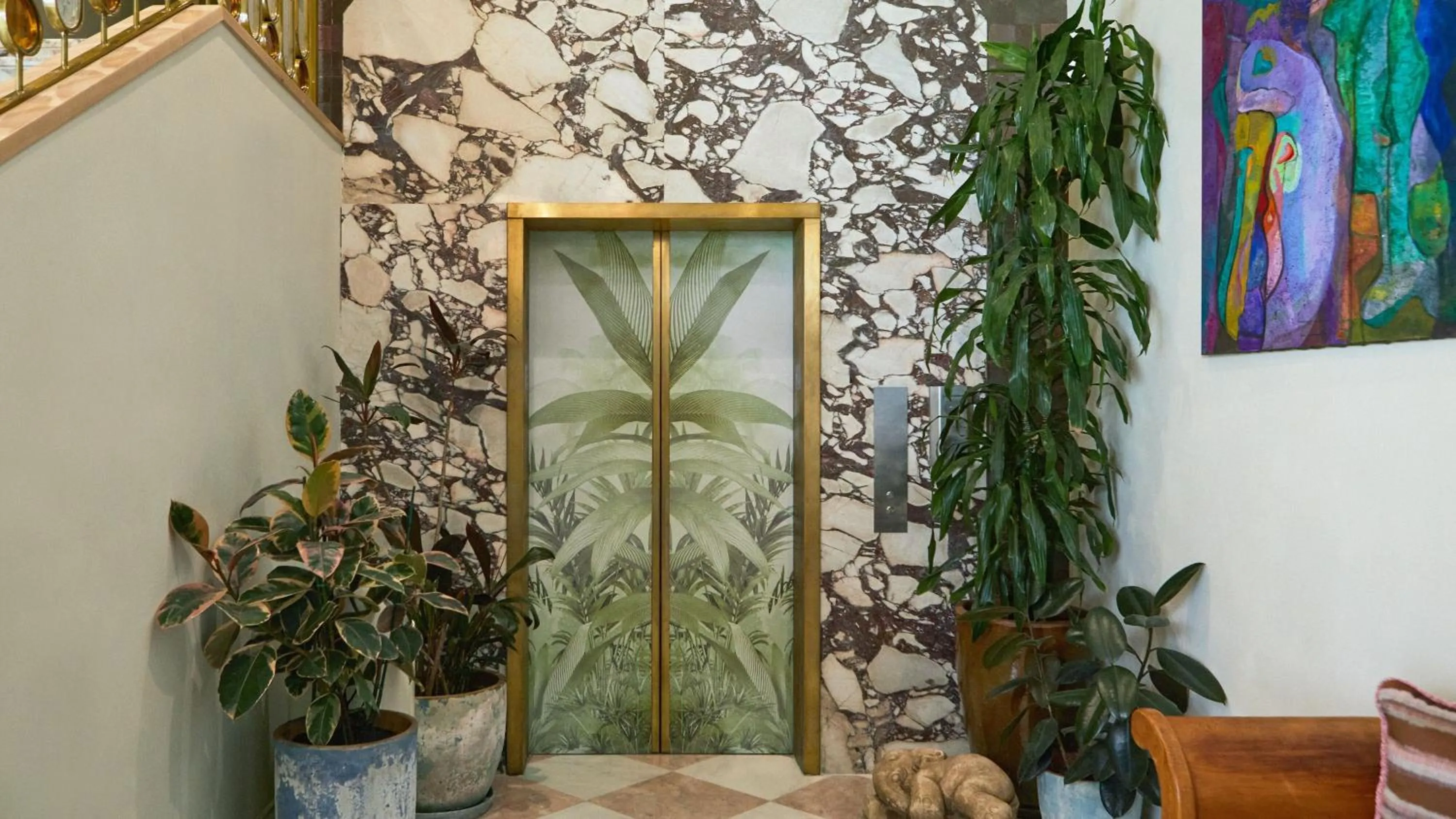 elevator in Granger Hotel San Diego, a Member of Design Hotels, part of Marriott Bonvoy