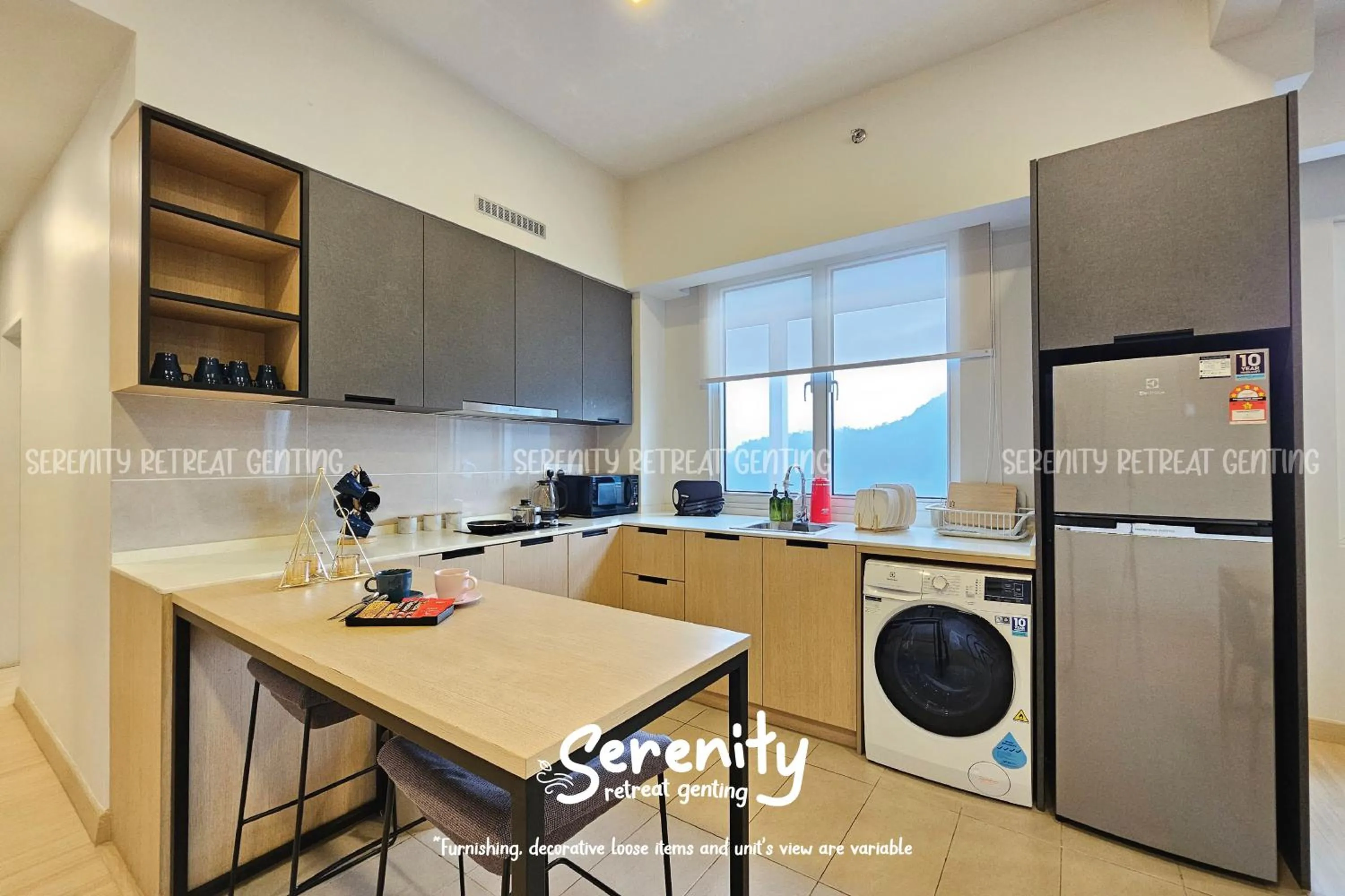 Kitchen or kitchenette in Windmill Upon Hills Serenity Retreat Genting