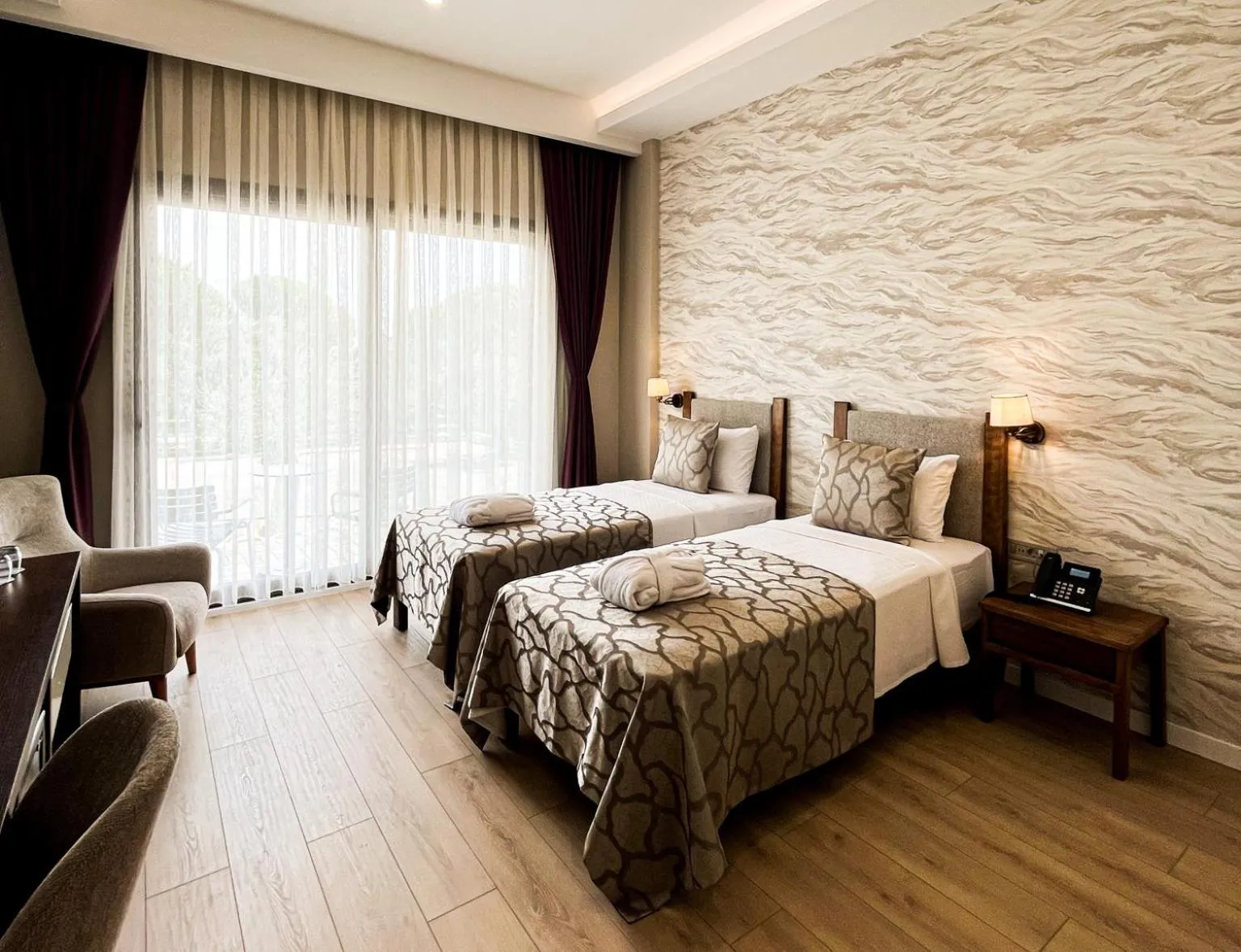 Bed in Dedeman Güre Nurhayat Thermal Resort&SPA