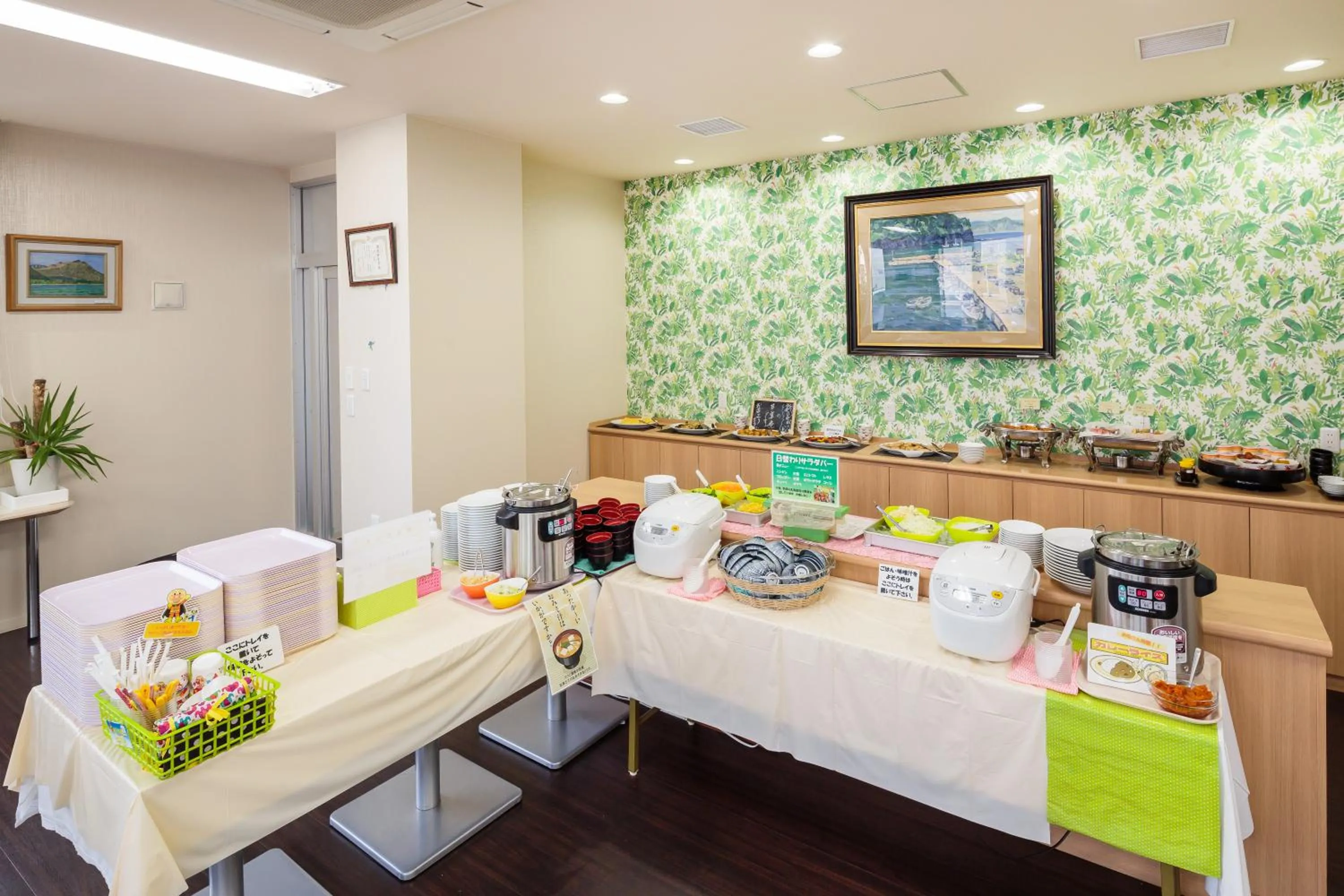 Buffet breakfast in Hotel Mystays Nayoro