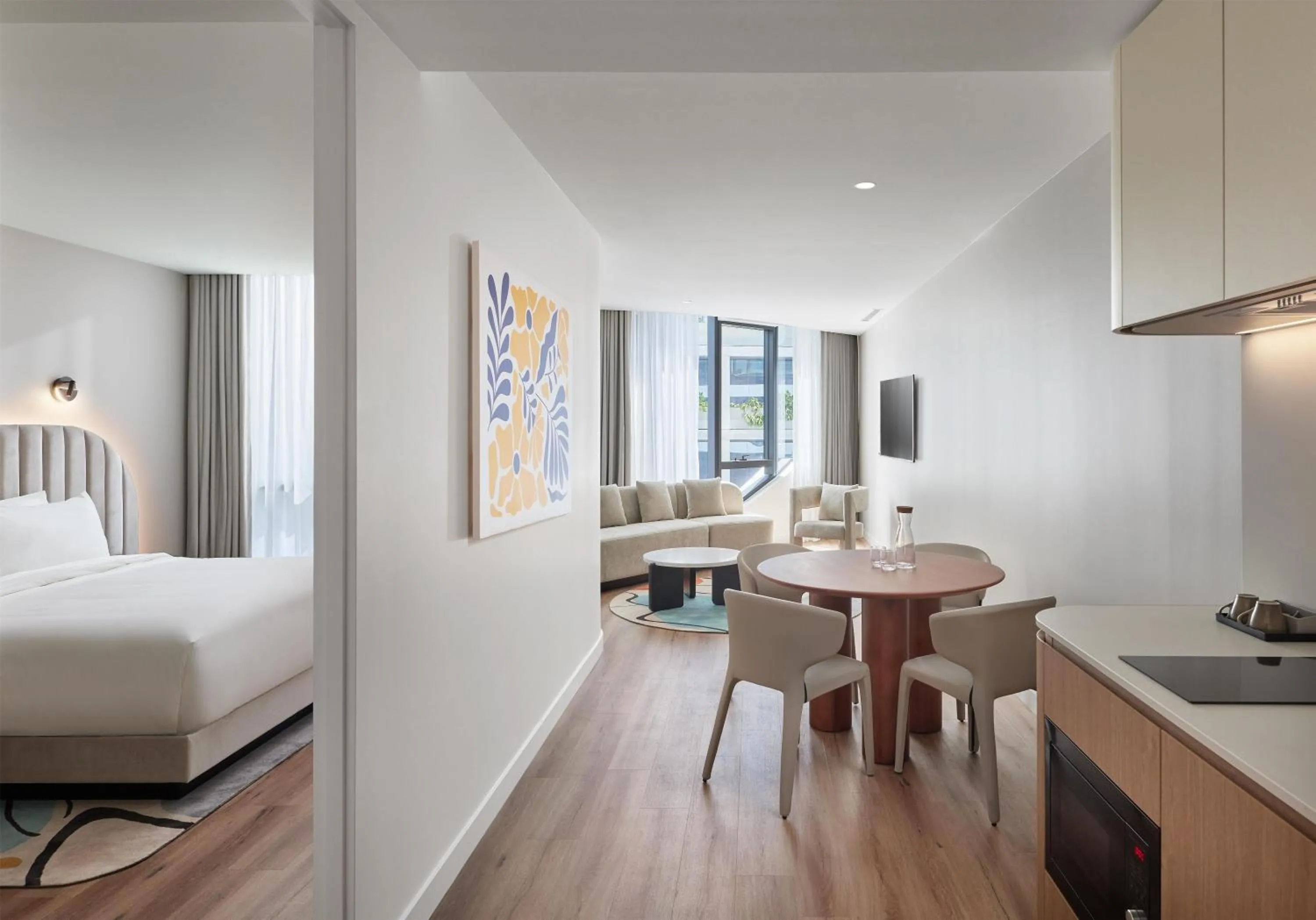 Bedroom, Bed in Hyatt House South Melbourne