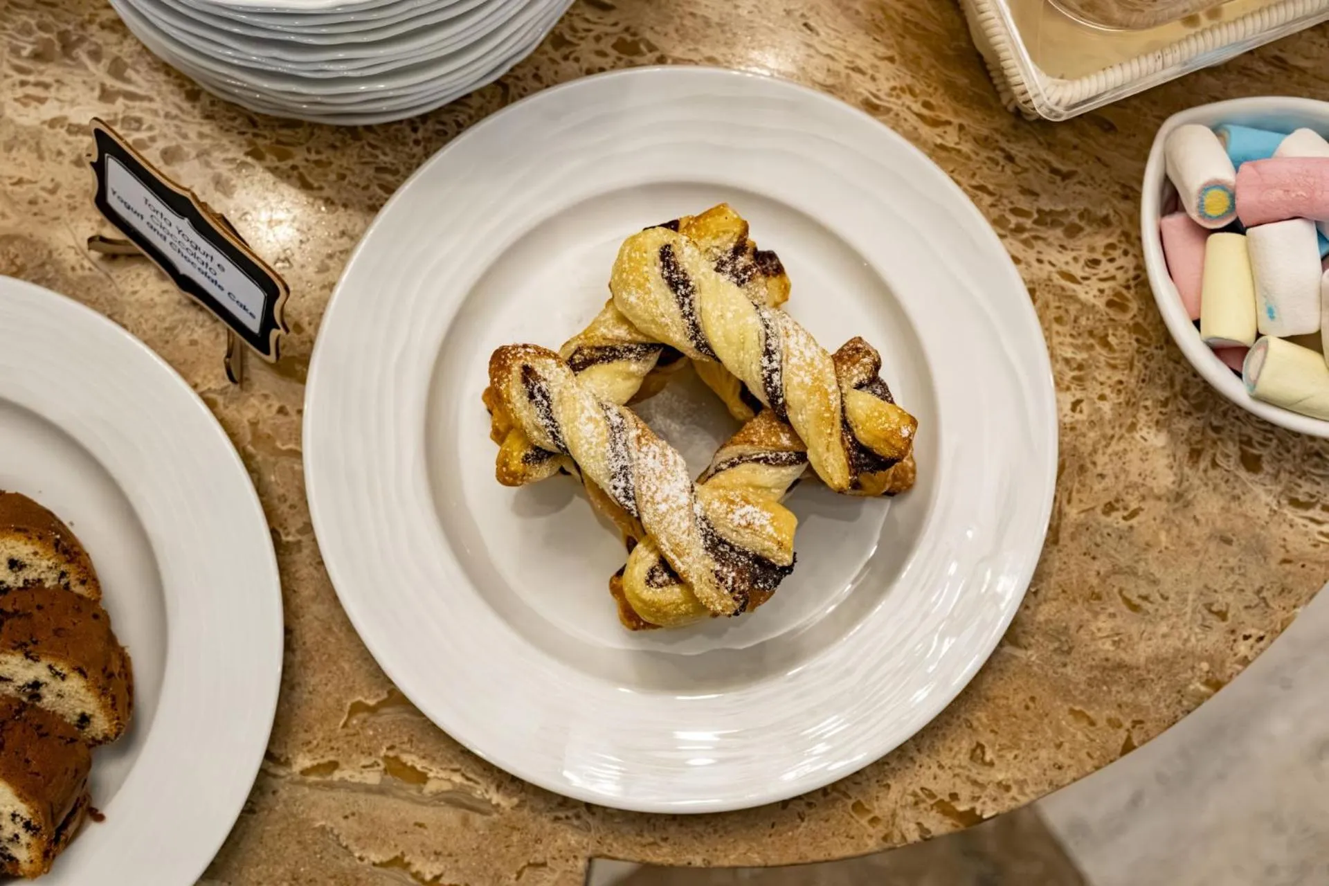 Food close-up in Hotel President - Vintage Hotel in centro