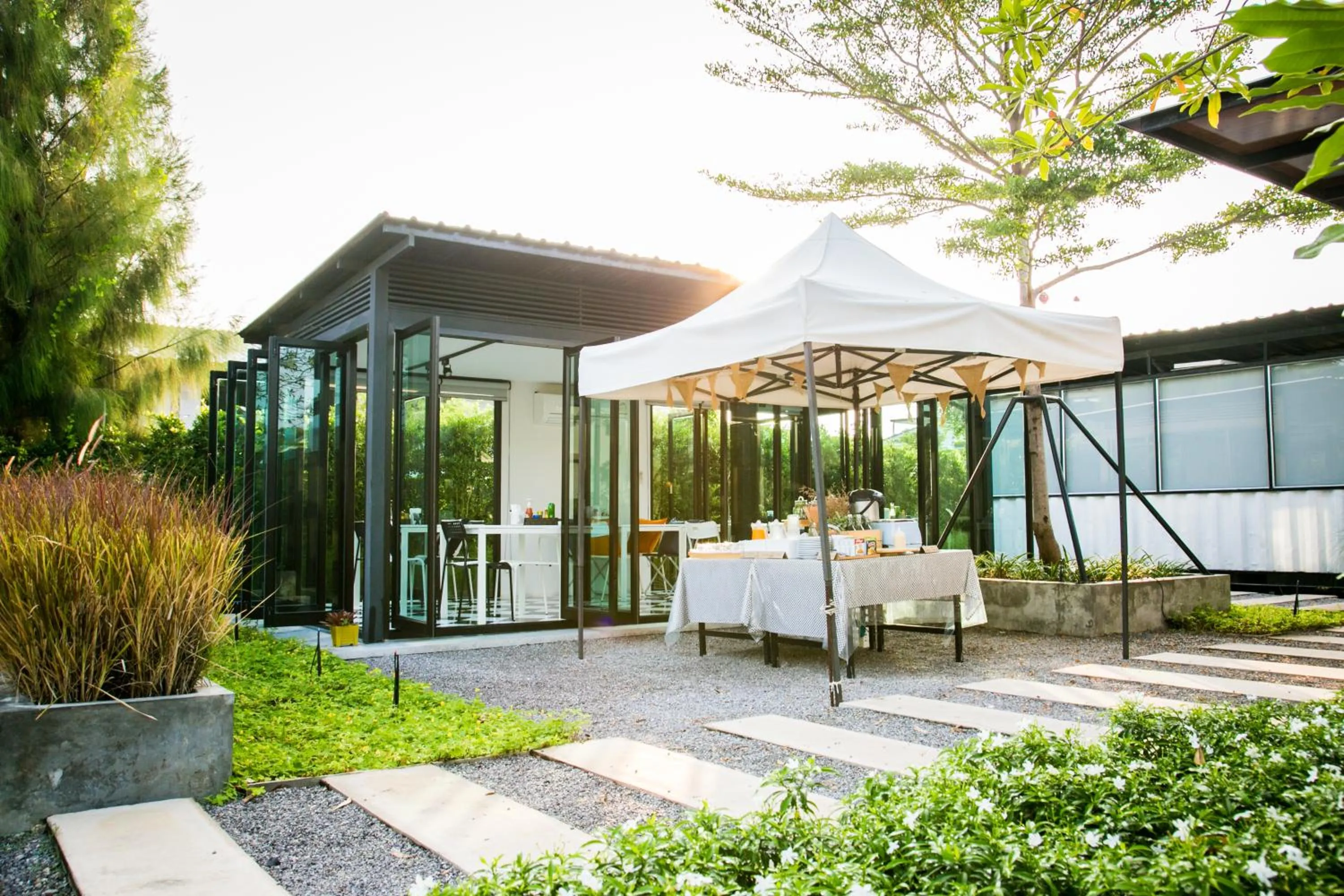 Property building in The Restro