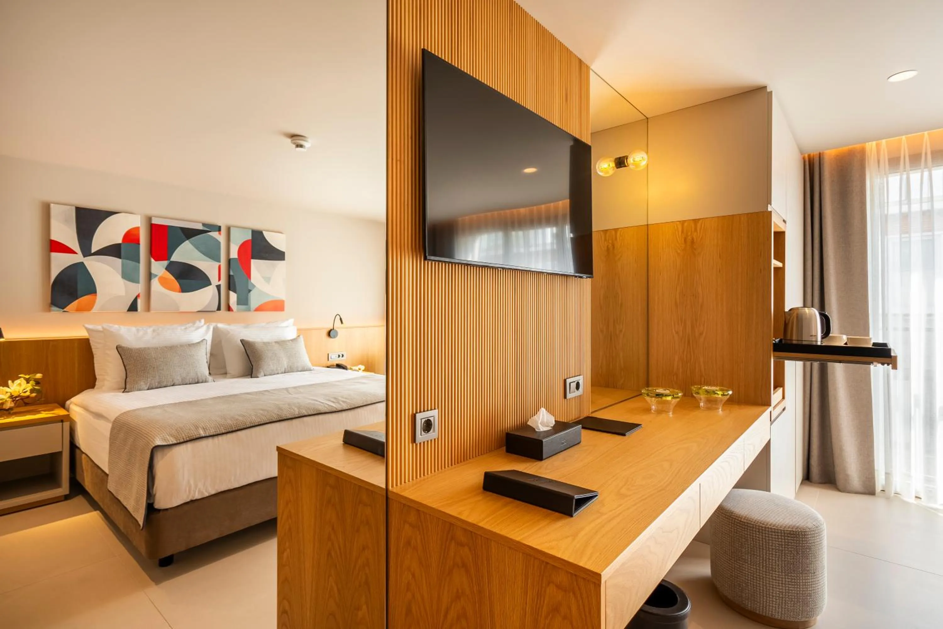 TV and multimedia, Bed in ERK Hotel