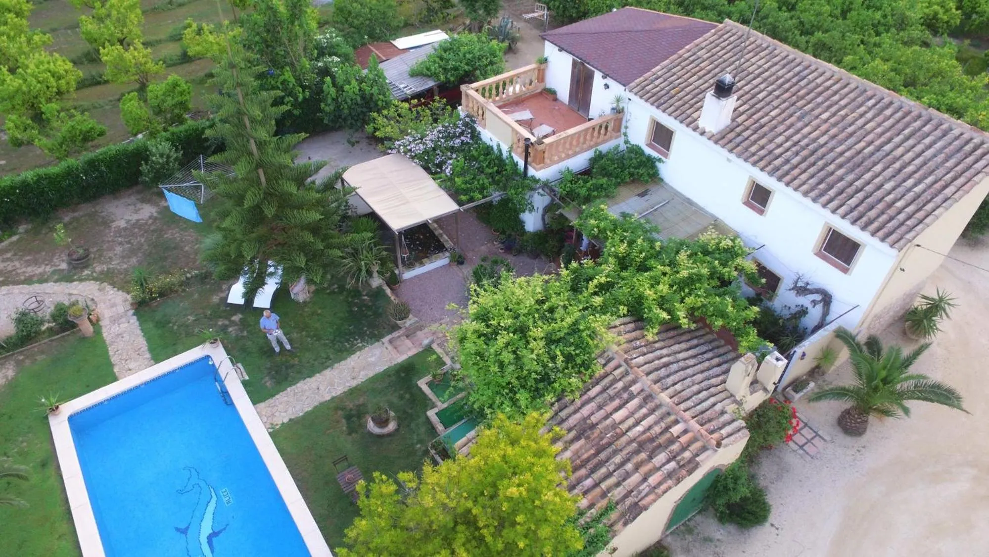 Bird's eye view in River Ebro Holidays
