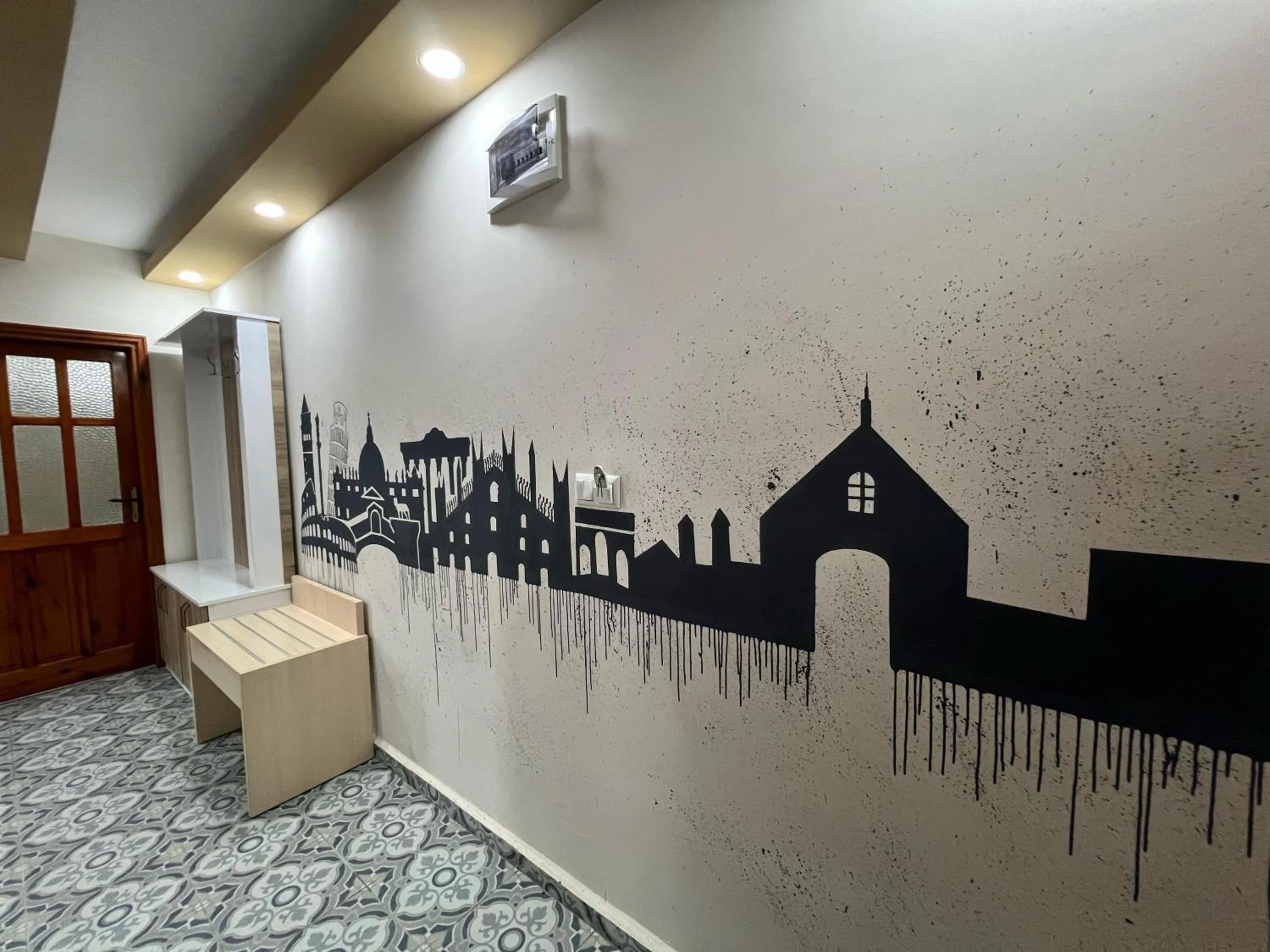 Decorative detail in Esma Apart Otel