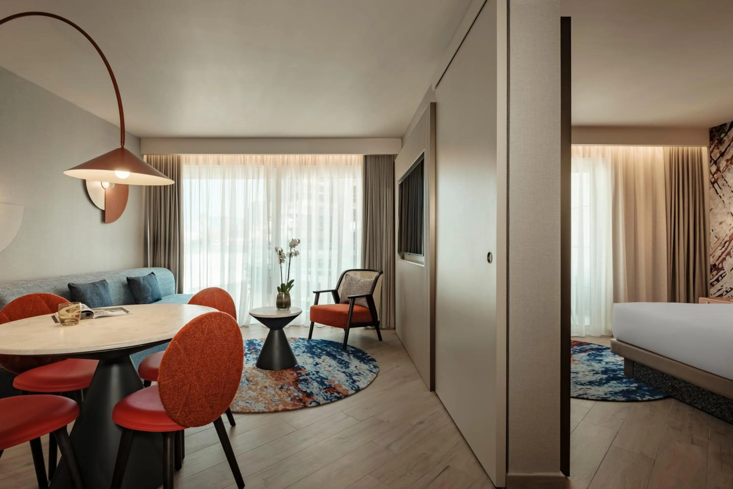 Living room, Bed in Hyatt Centric Malta