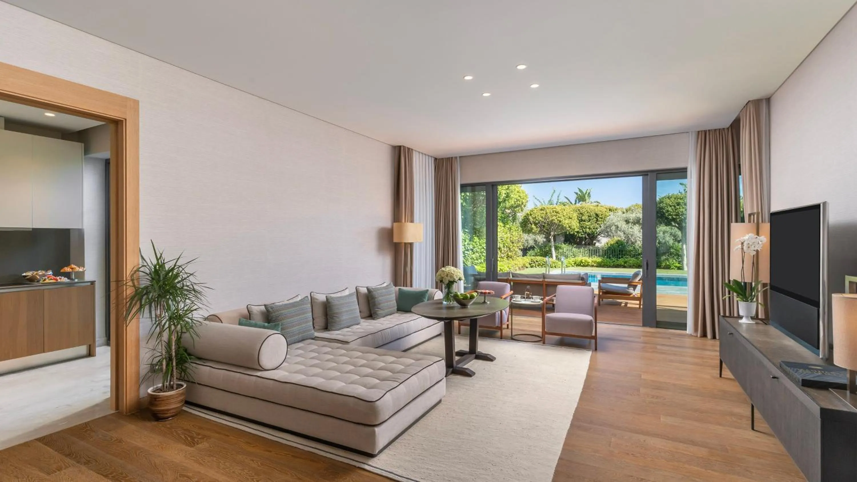 Living room in Mandarin Oriental, Bodrum