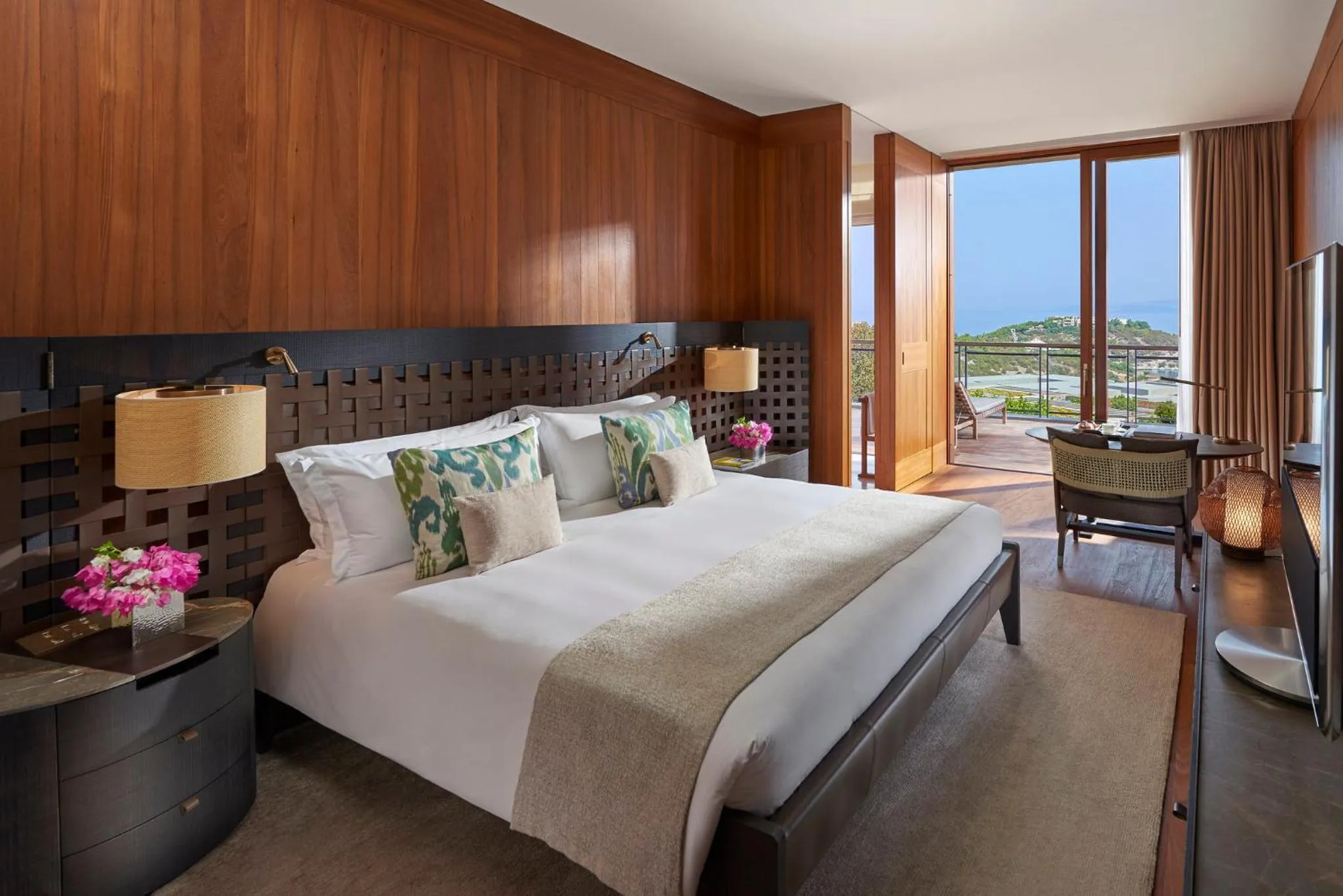 Bedroom, Bed in Mandarin Oriental, Bodrum