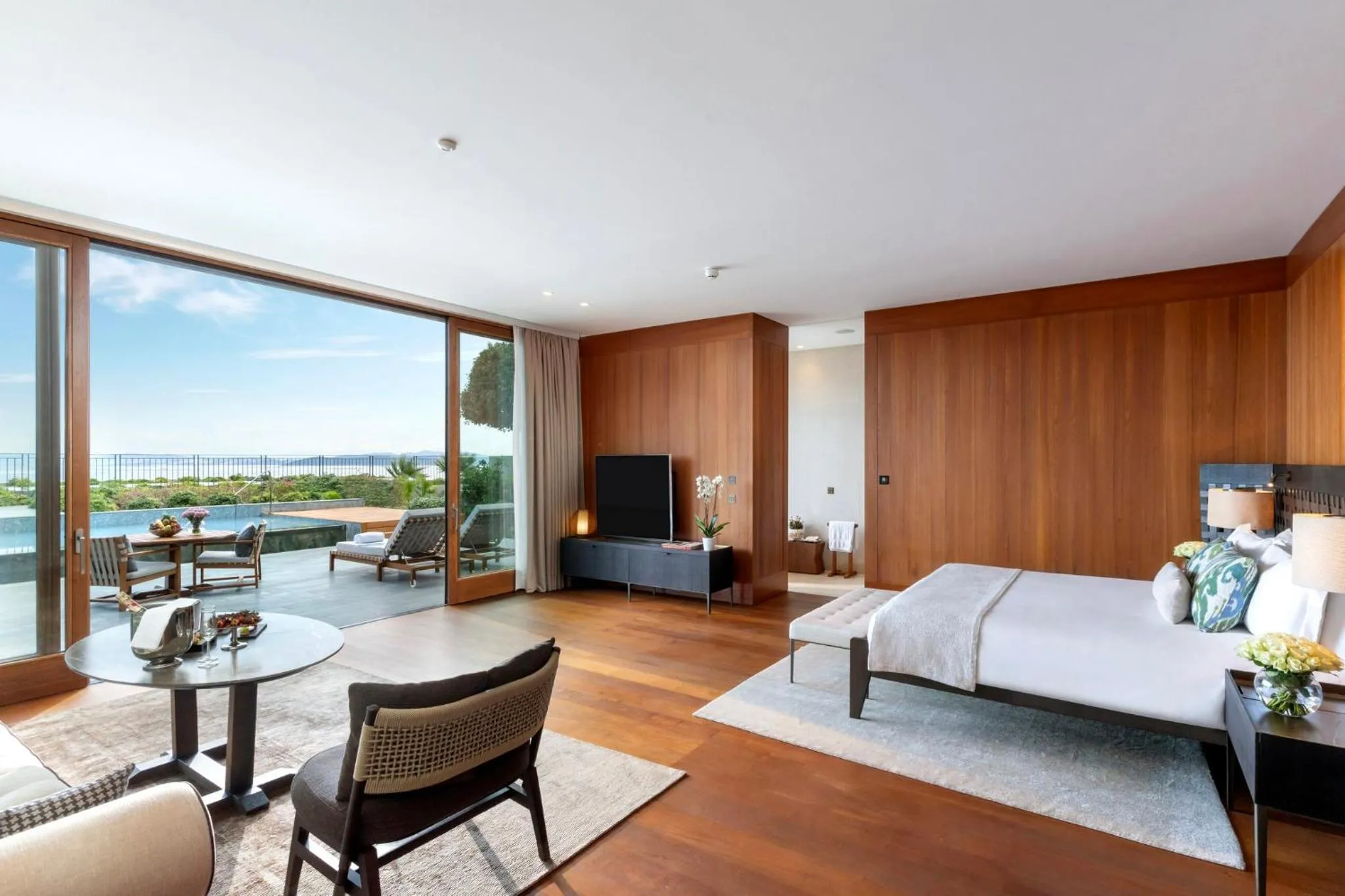 Bedroom, Bed in Mandarin Oriental, Bodrum