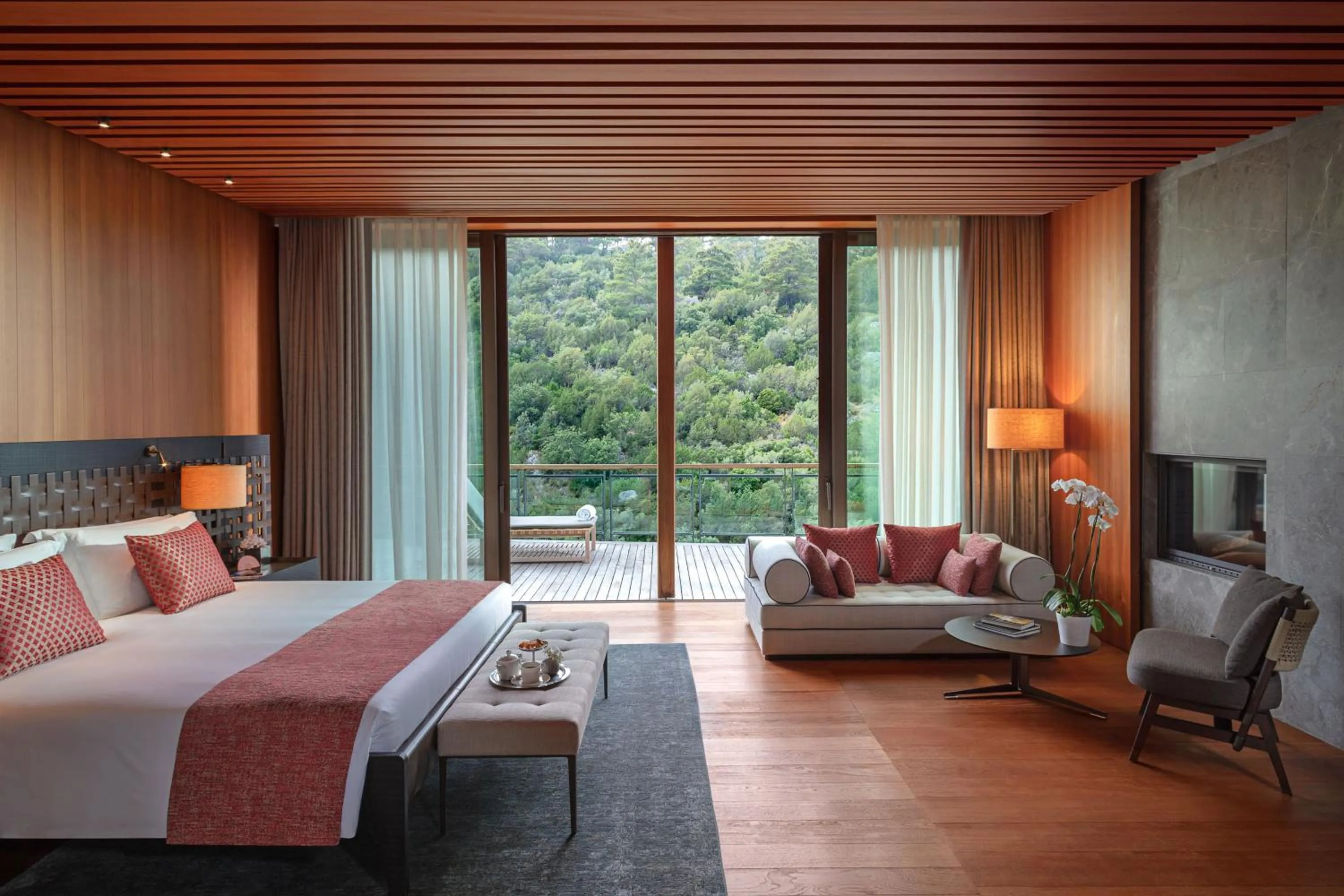 Bedroom, Bed in Mandarin Oriental, Bodrum