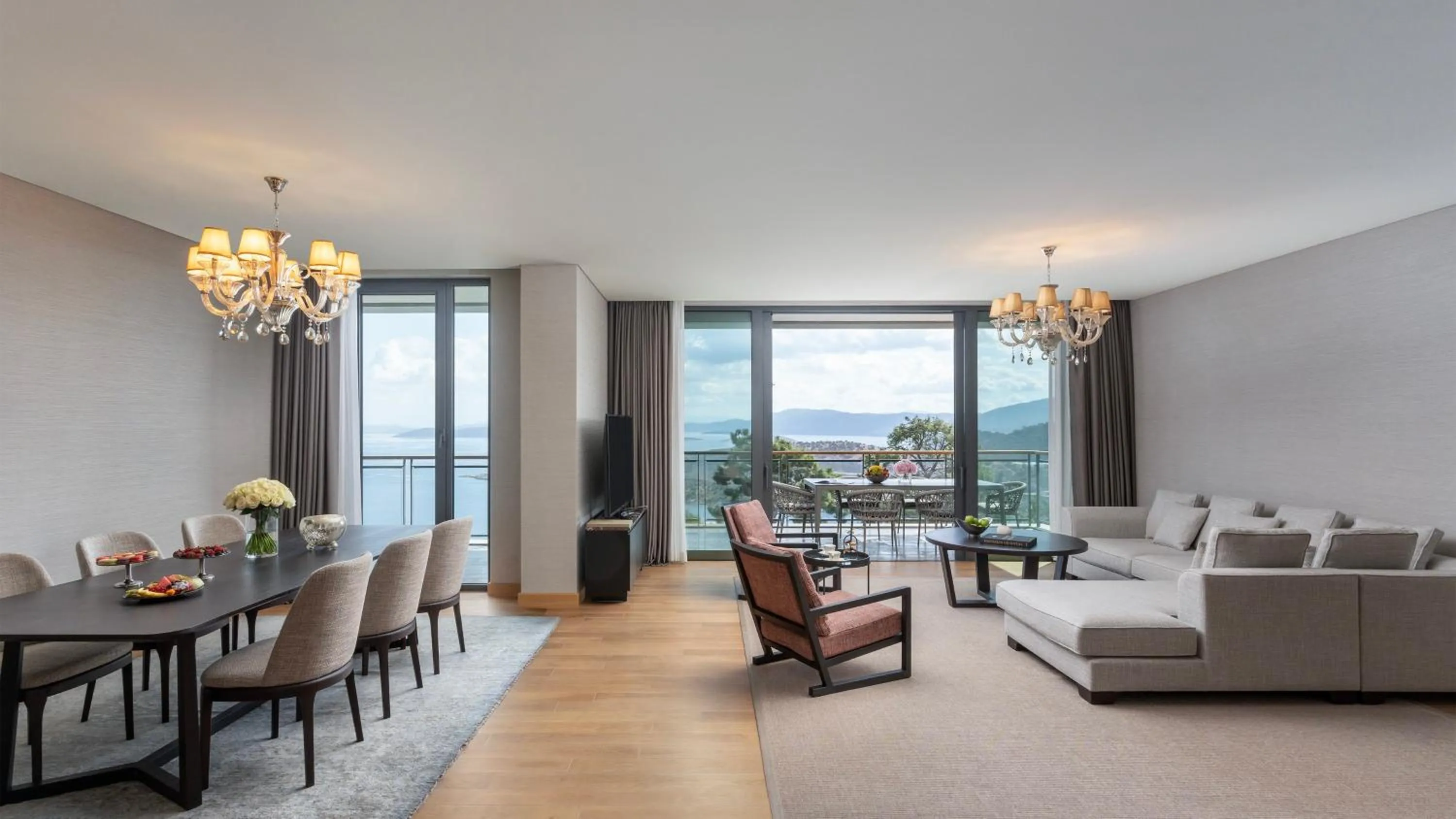 Living room in Mandarin Oriental, Bodrum