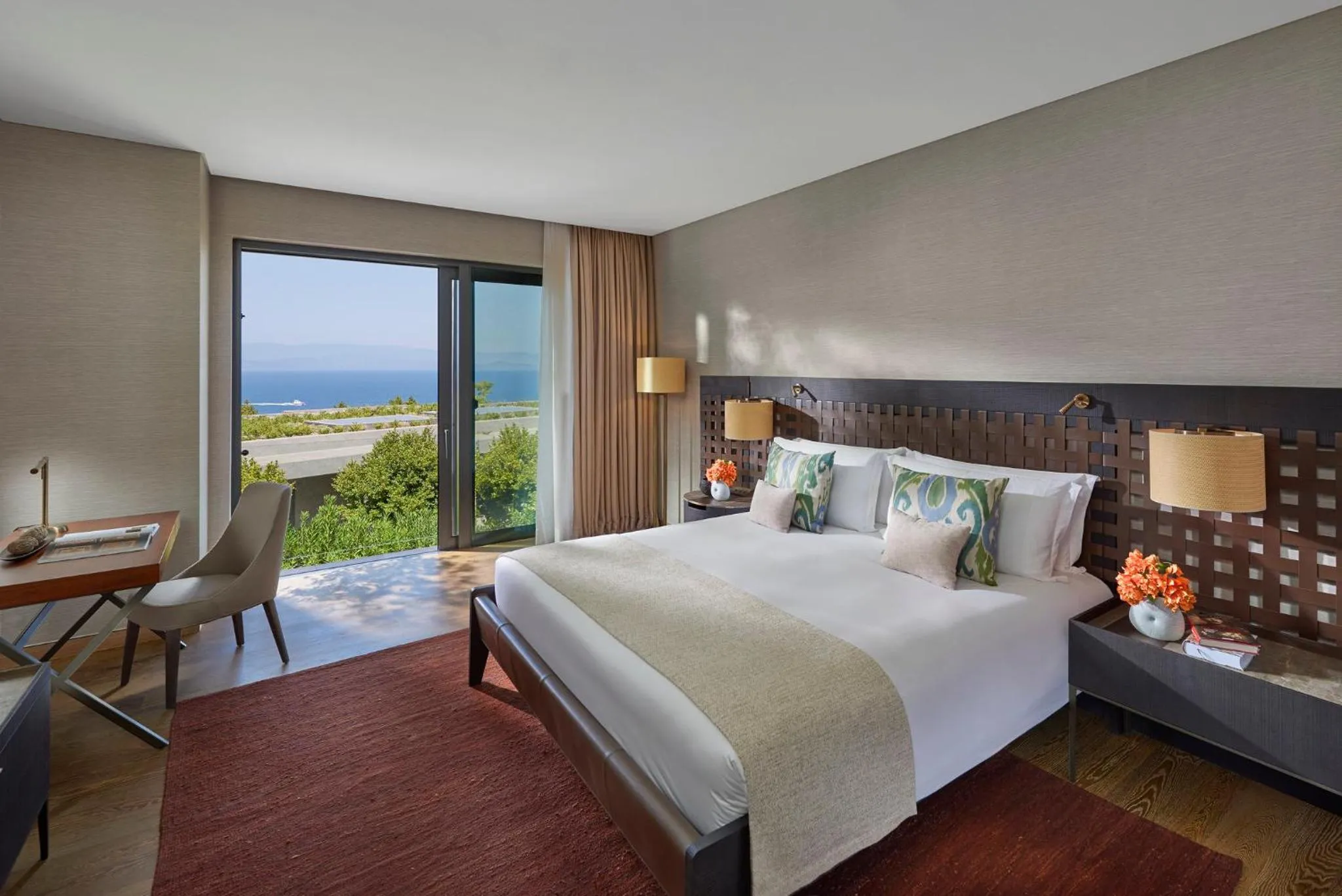 Bedroom, Bed in Mandarin Oriental, Bodrum