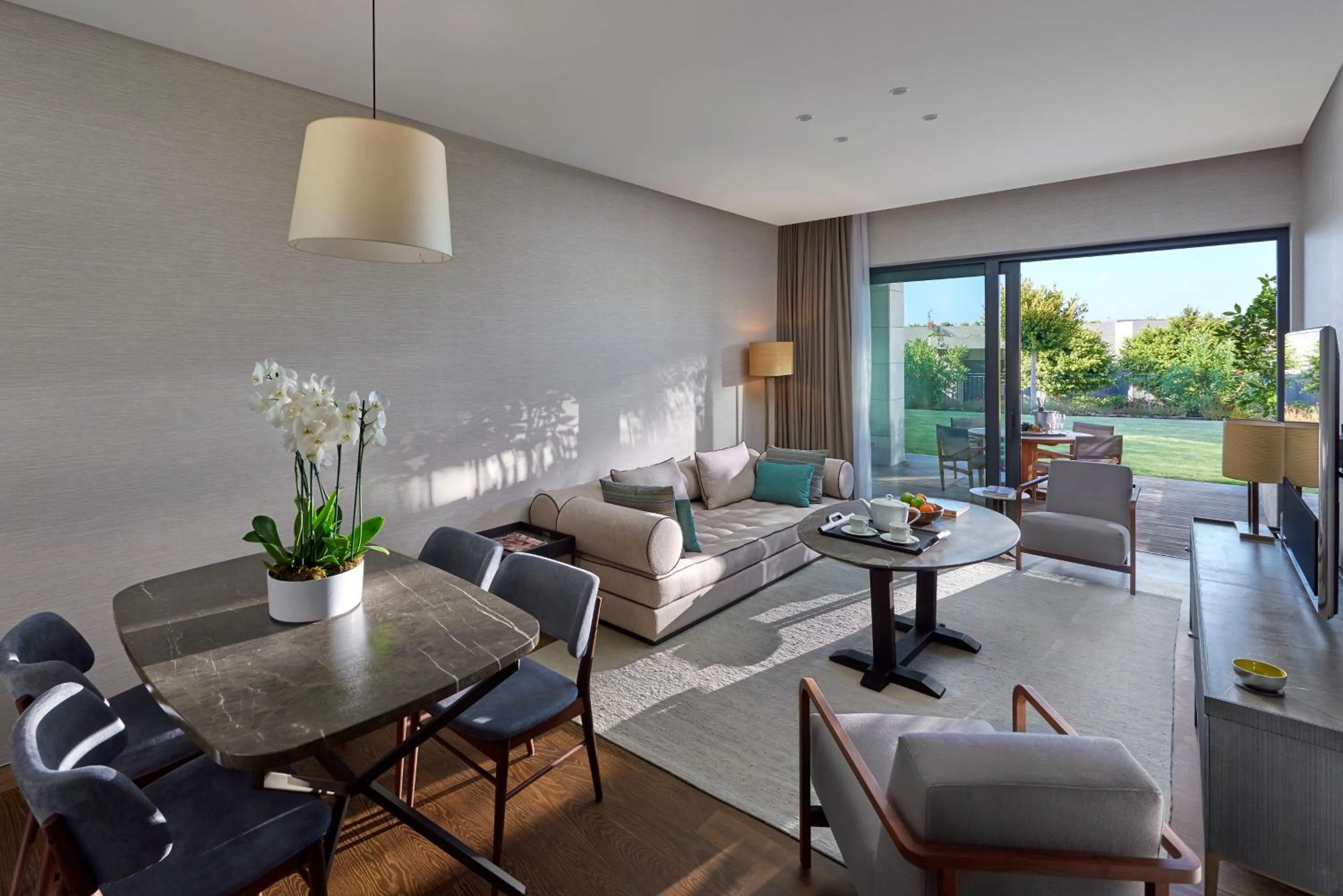 Living room in Mandarin Oriental, Bodrum