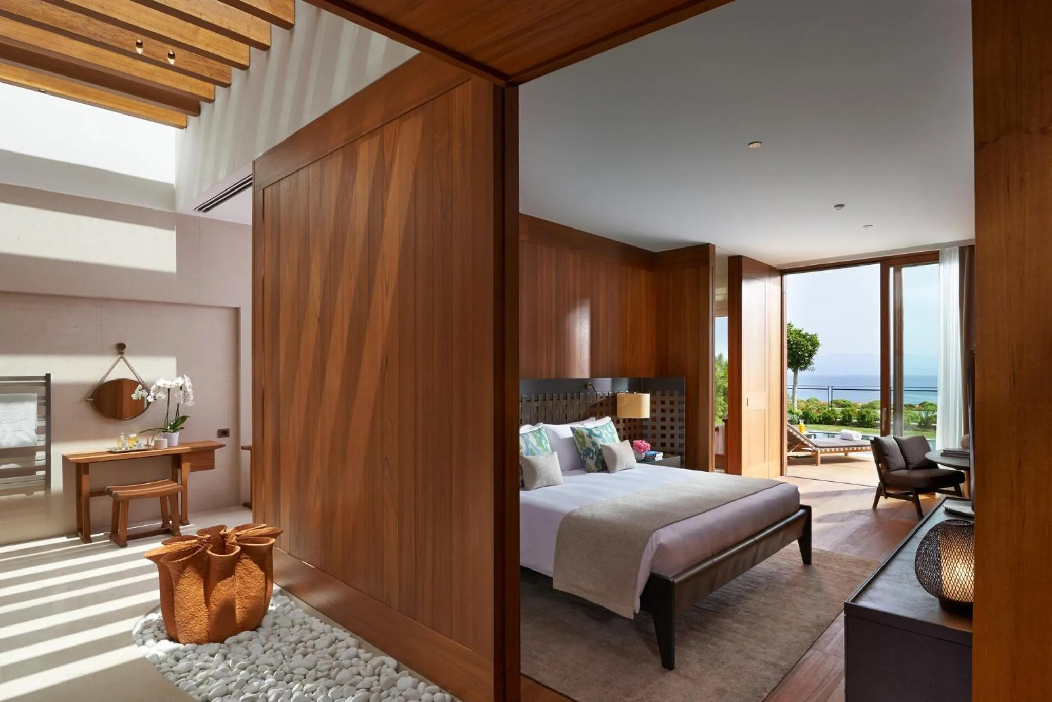 Bedroom, Bed in Mandarin Oriental, Bodrum