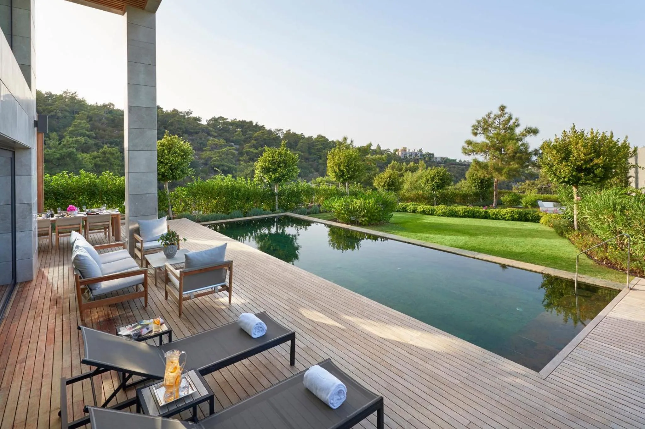 Swimming pool in Mandarin Oriental, Bodrum