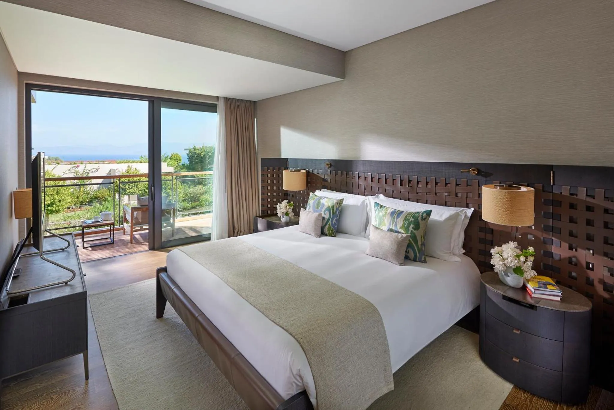 Bedroom, Bed in Mandarin Oriental, Bodrum