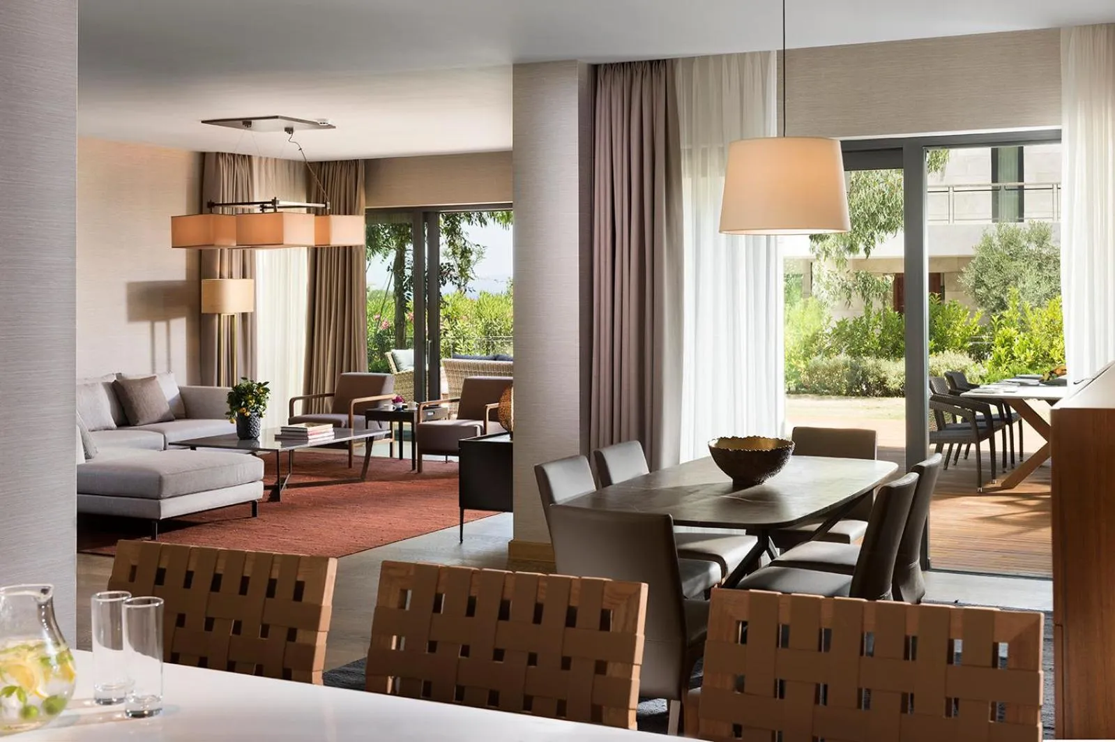 Living room in Mandarin Oriental, Bodrum