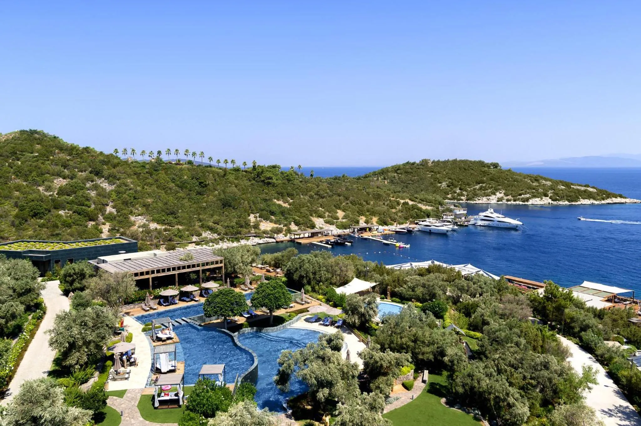 Bird's eye view in Mandarin Oriental, Bodrum