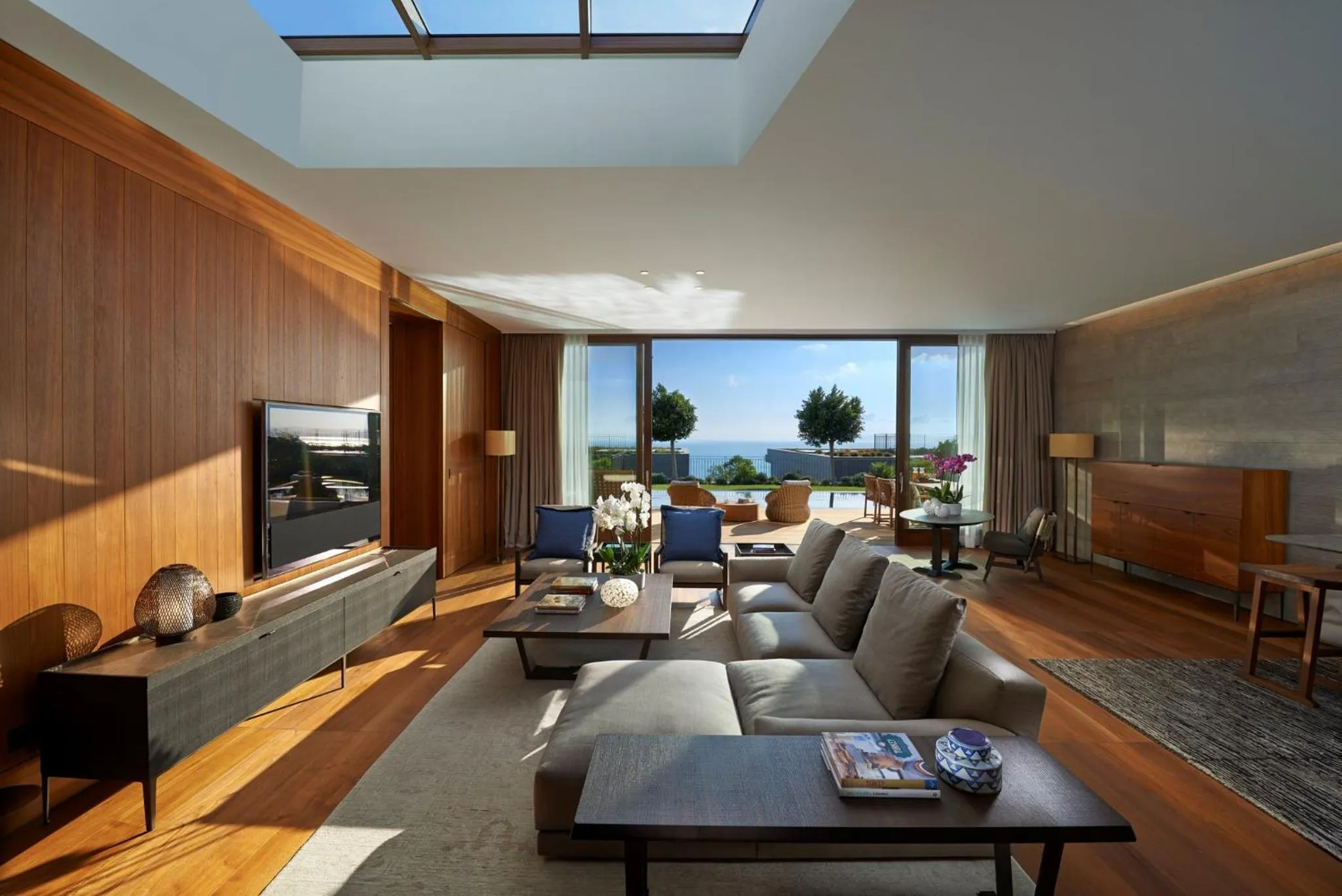 Living room in Mandarin Oriental, Bodrum