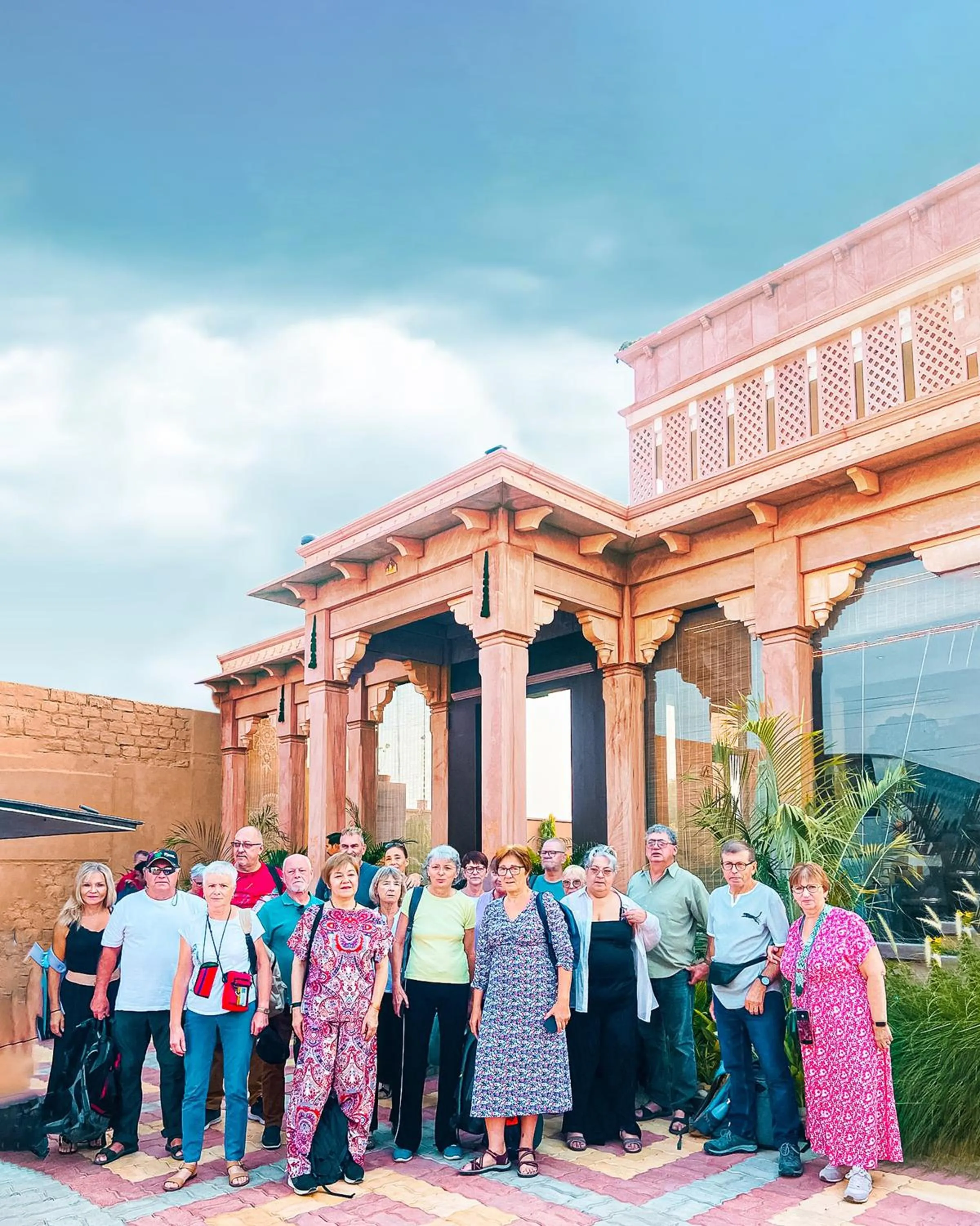 group of guests in Yashvrinda