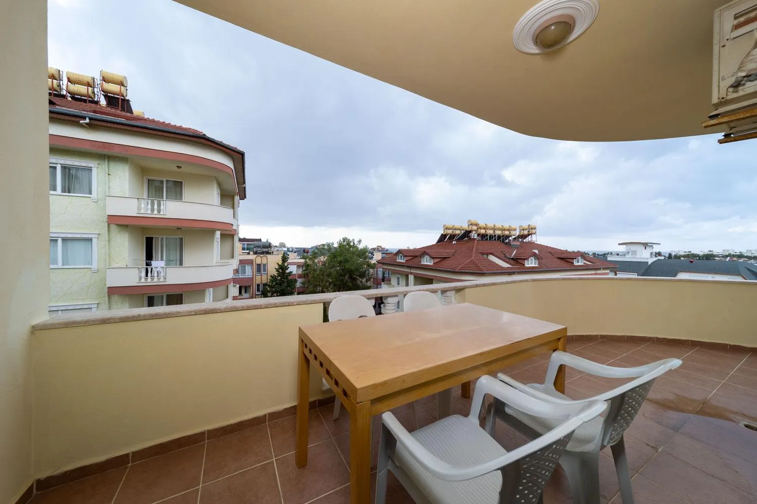 Balcony/Terrace in Sevgi Tatil Sitesi