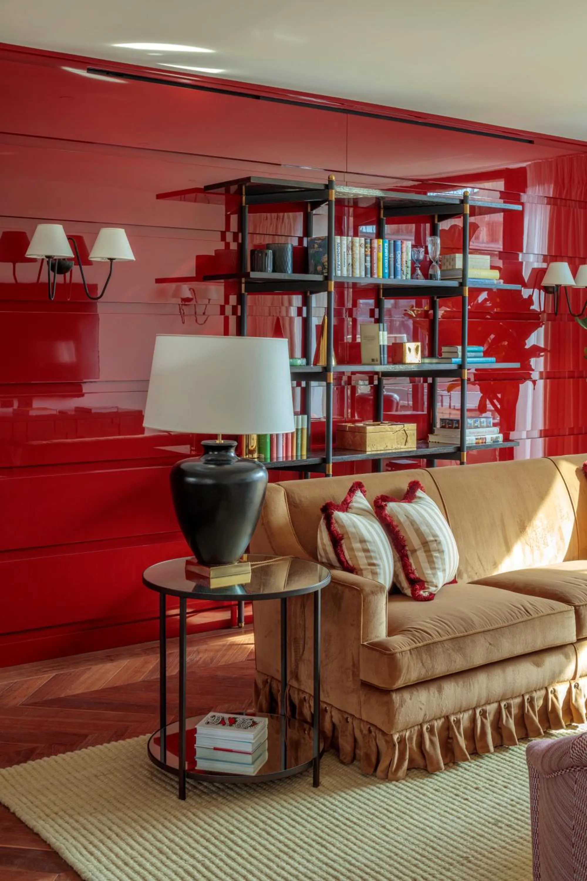 Library in Rocco Forte House Via Manzoni Milan