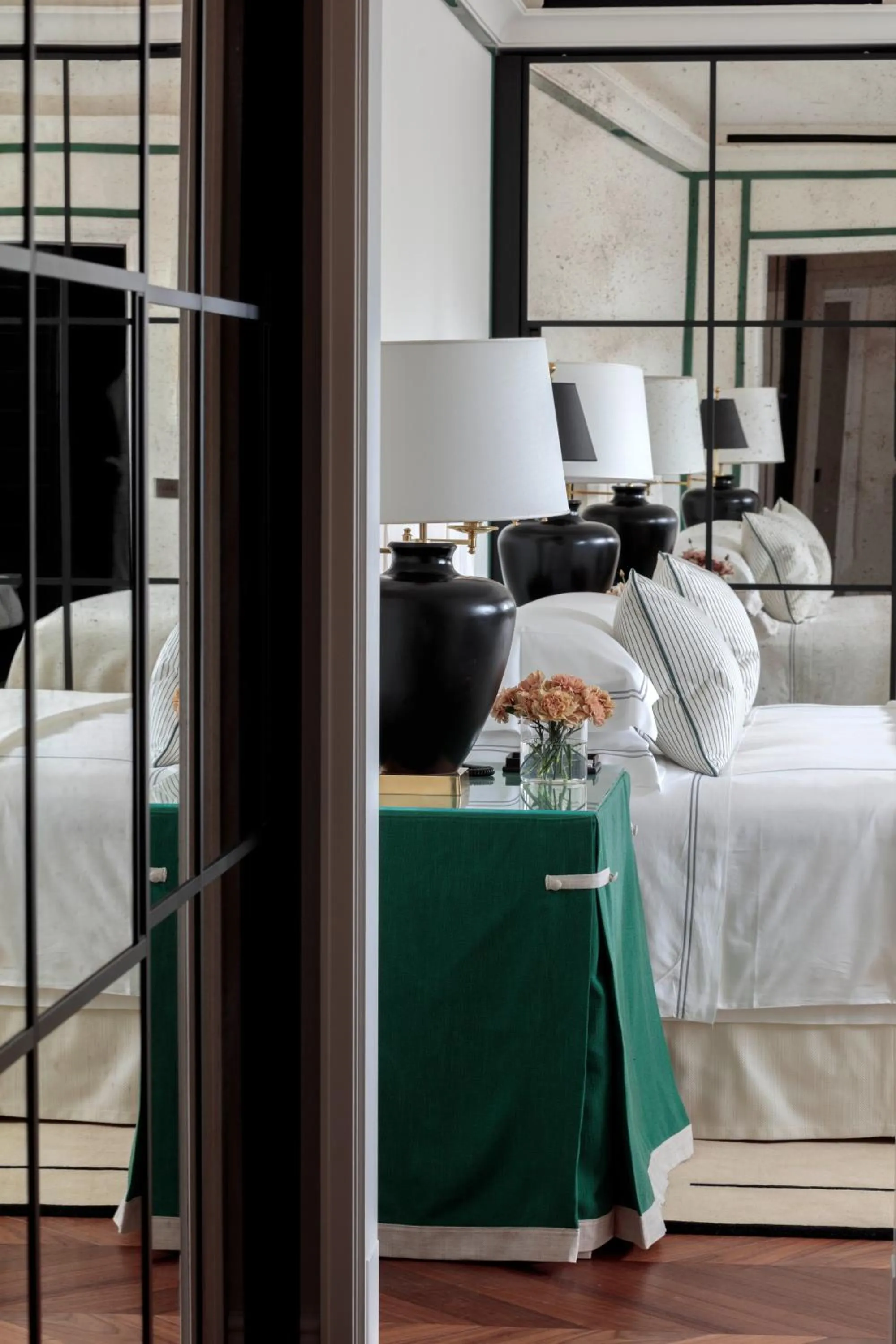 Bed in Rocco Forte House Via Manzoni Milan