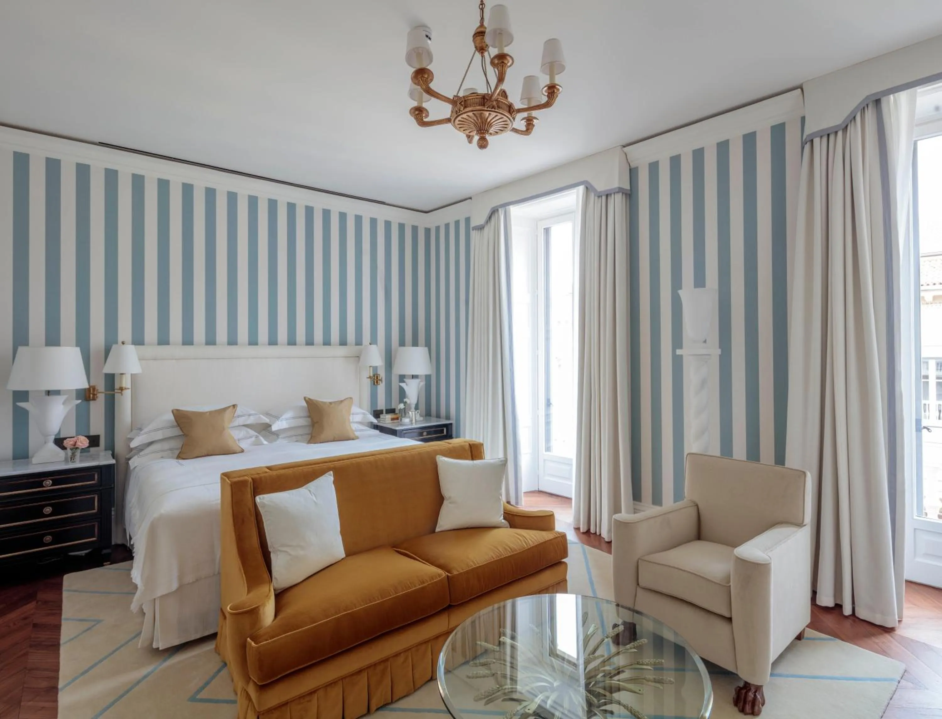 Bed in Rocco Forte House Via Manzoni Milan