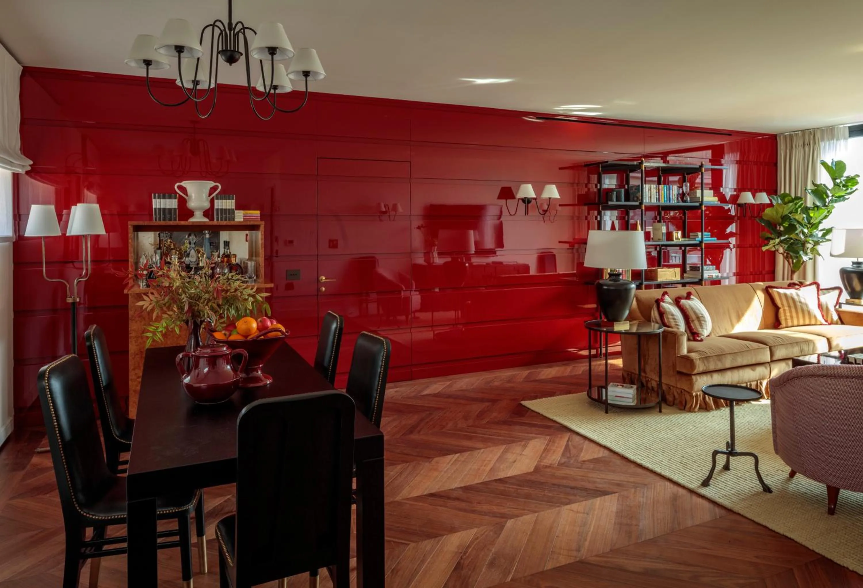 Living room in Rocco Forte House Via Manzoni Milan