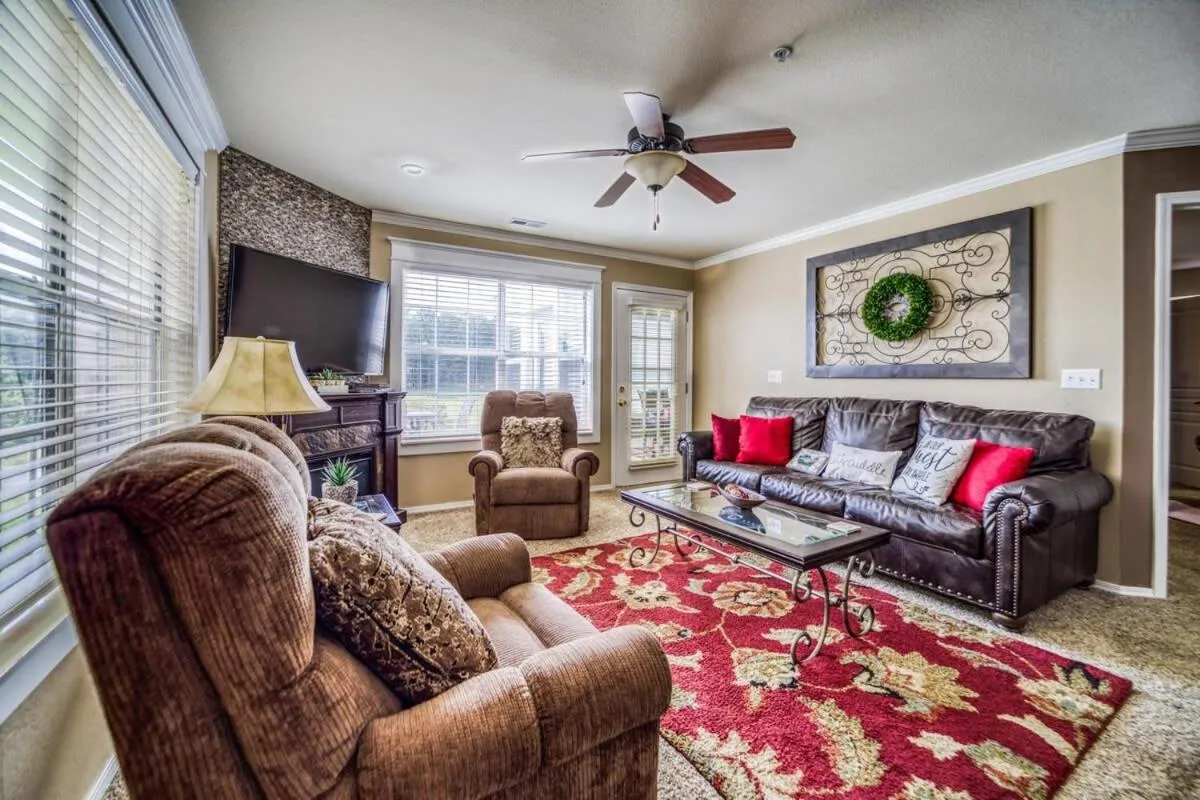 Bed in Little House on the Fairway- Luxury Golf Condo