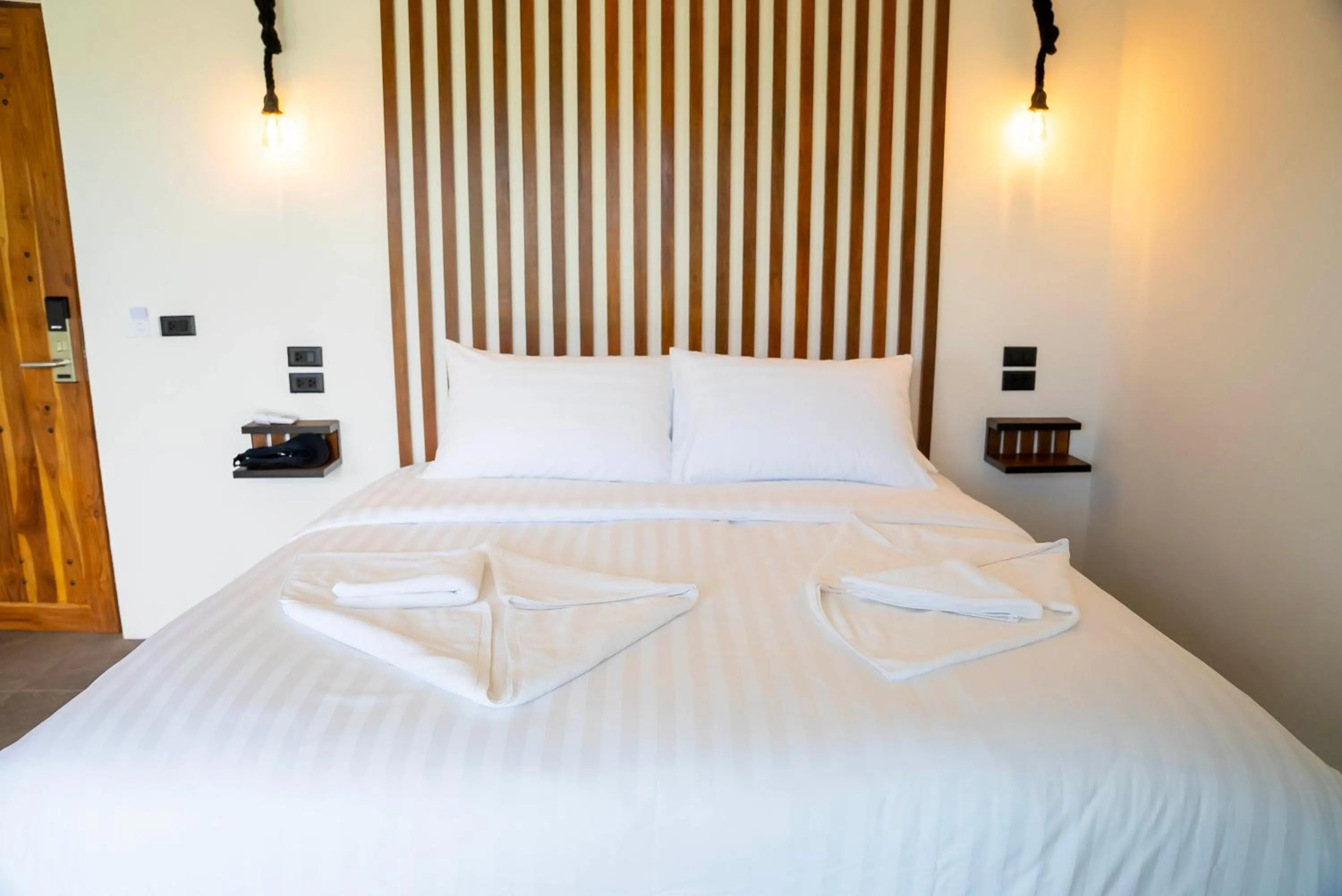 Bed in Mae Ya Resort