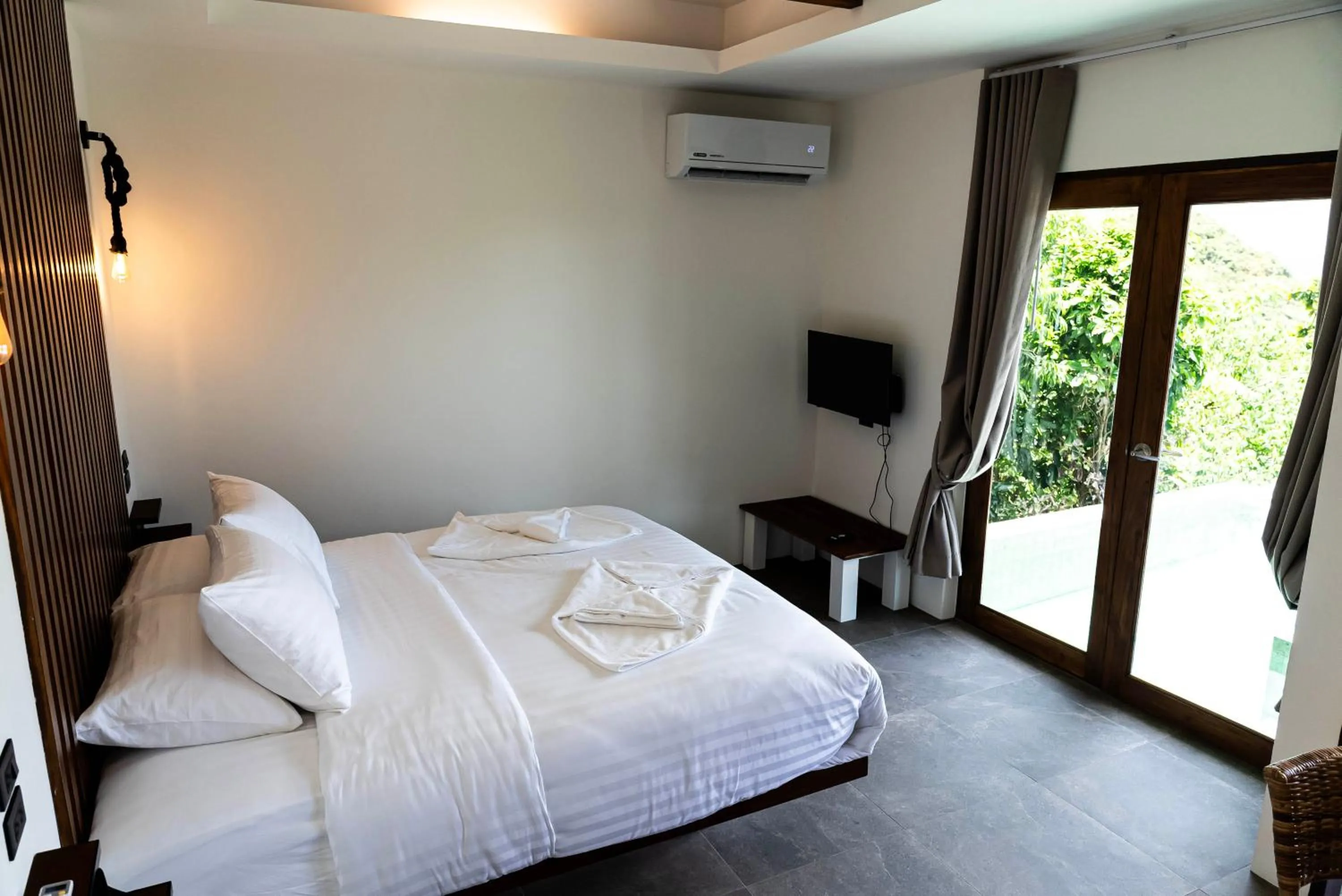 Bed in Mae Ya Resort