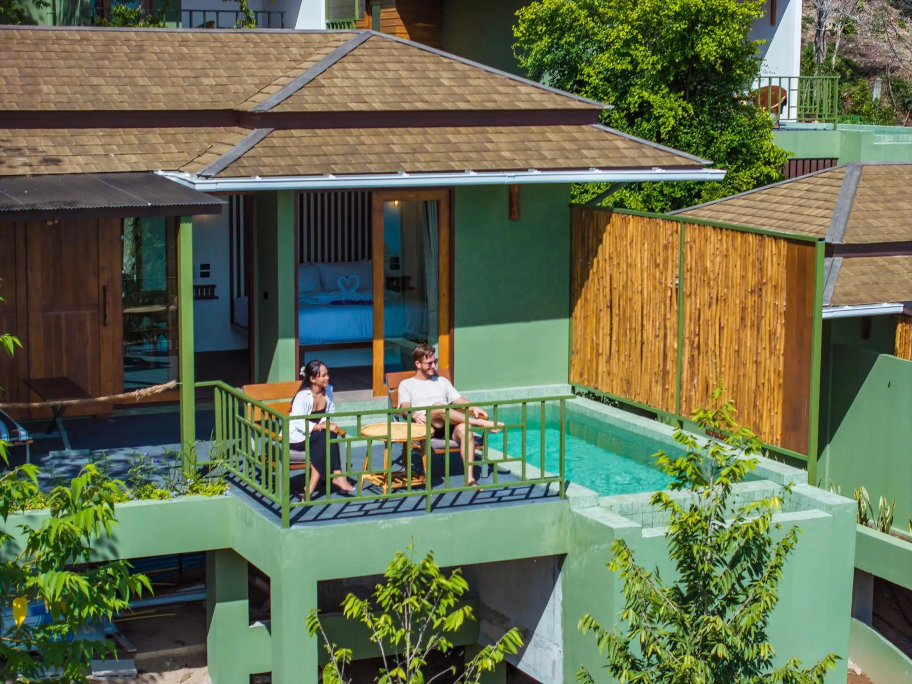 Pool view in Mae Ya Resort