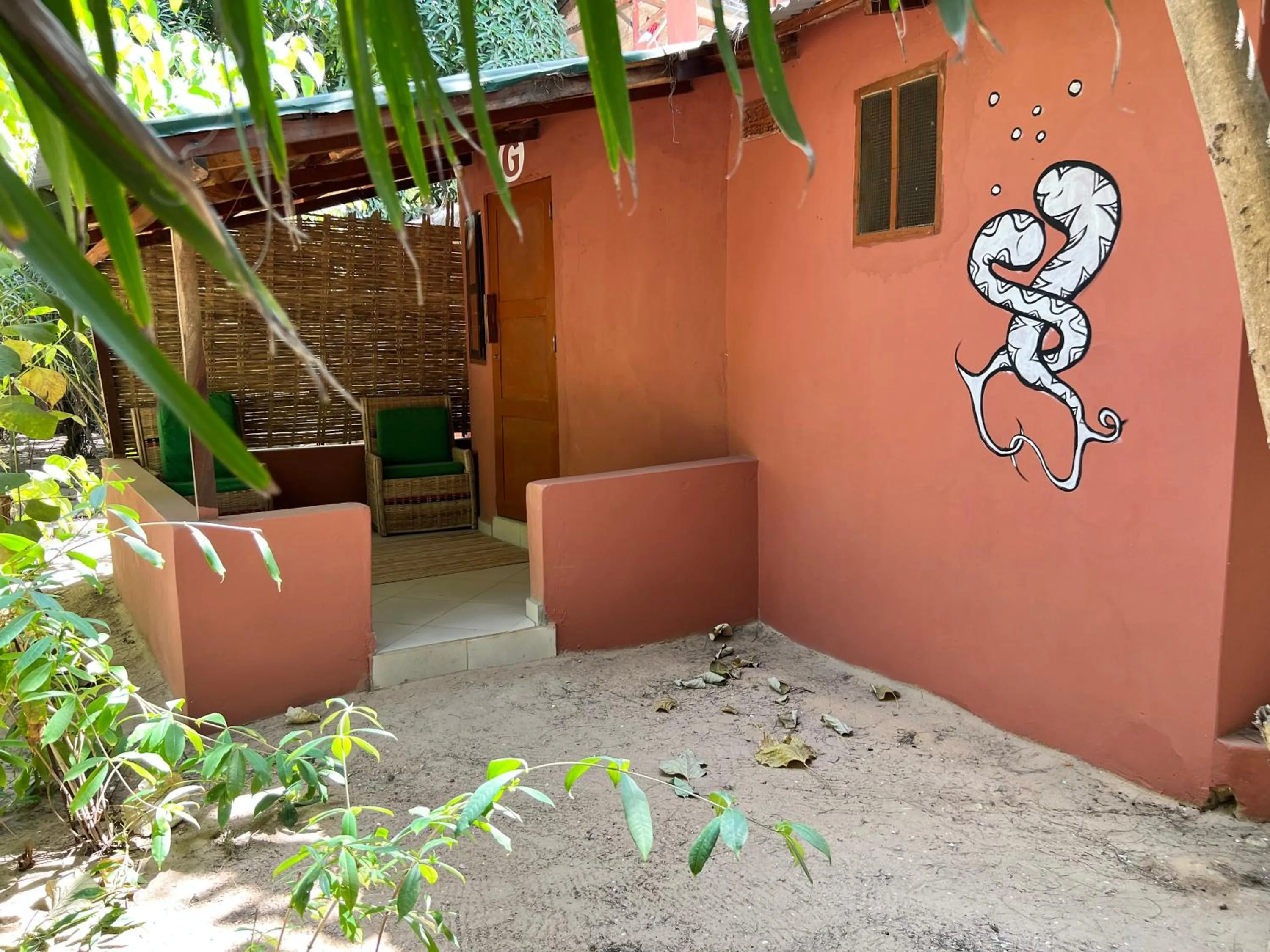 Garden in Nemasu Eco-lodge