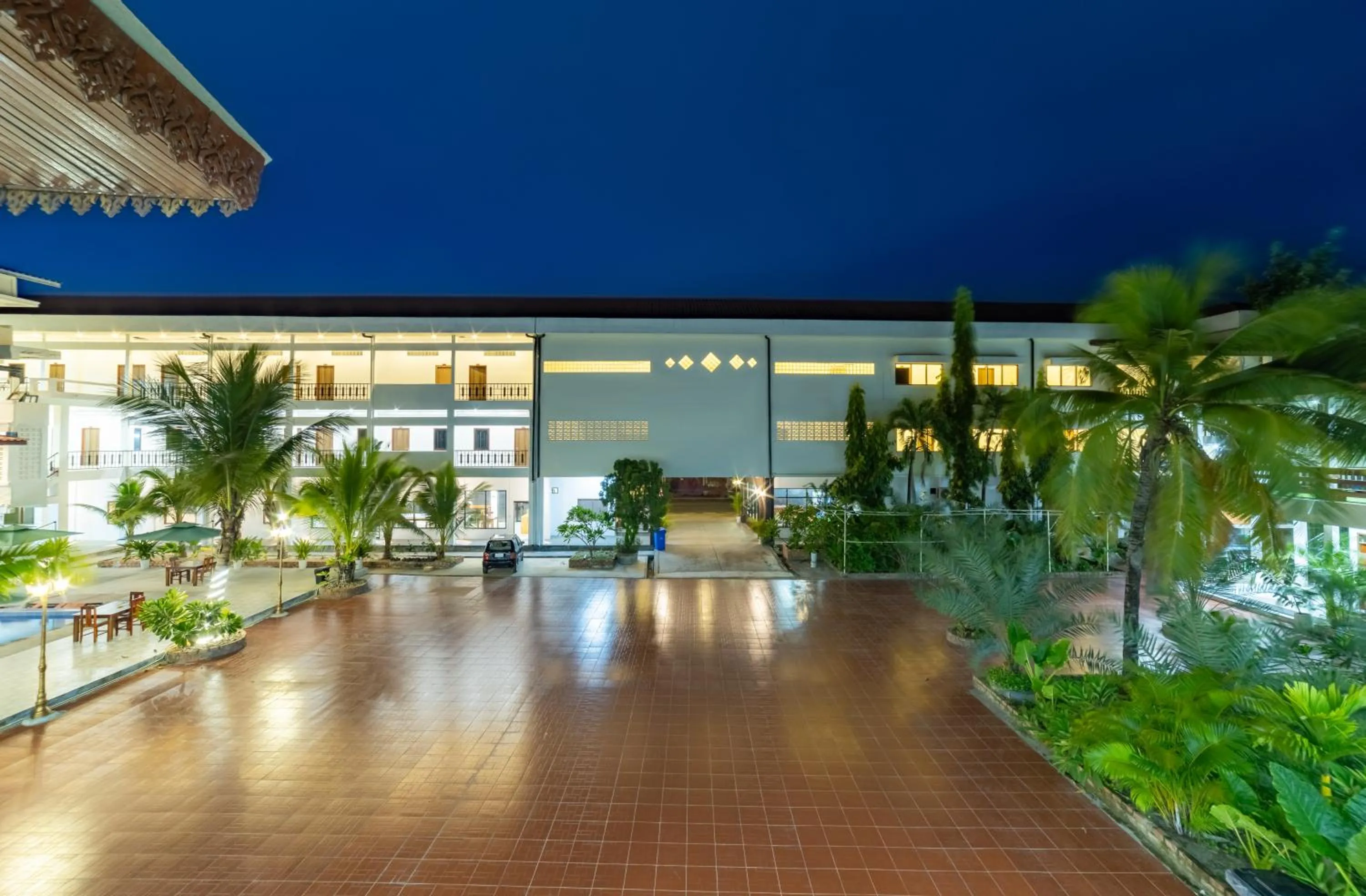 Garden in Peaceful Hotel