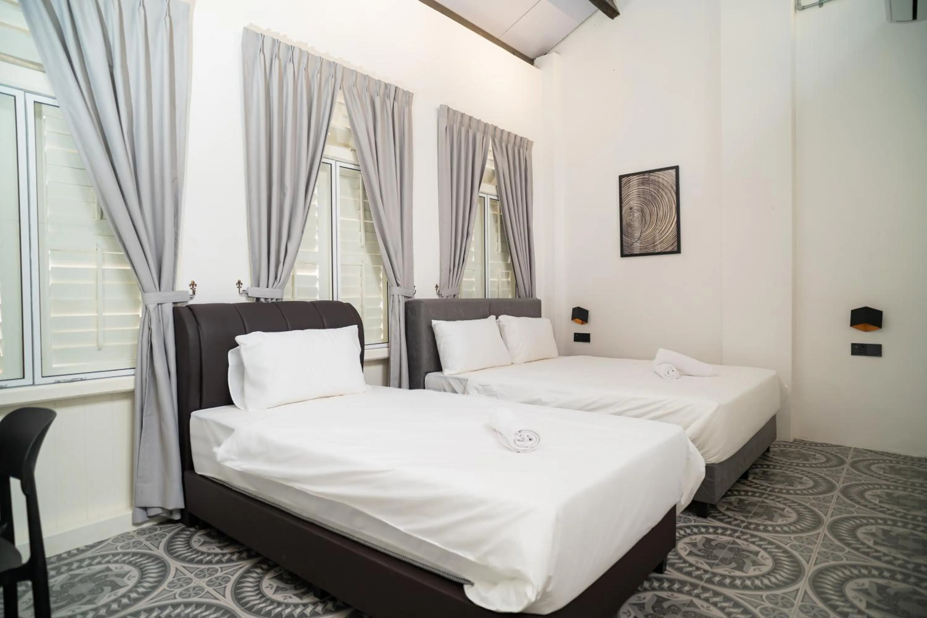 Bed in Jovial Industrial Stylish Lodge ````Bukit Mertajam