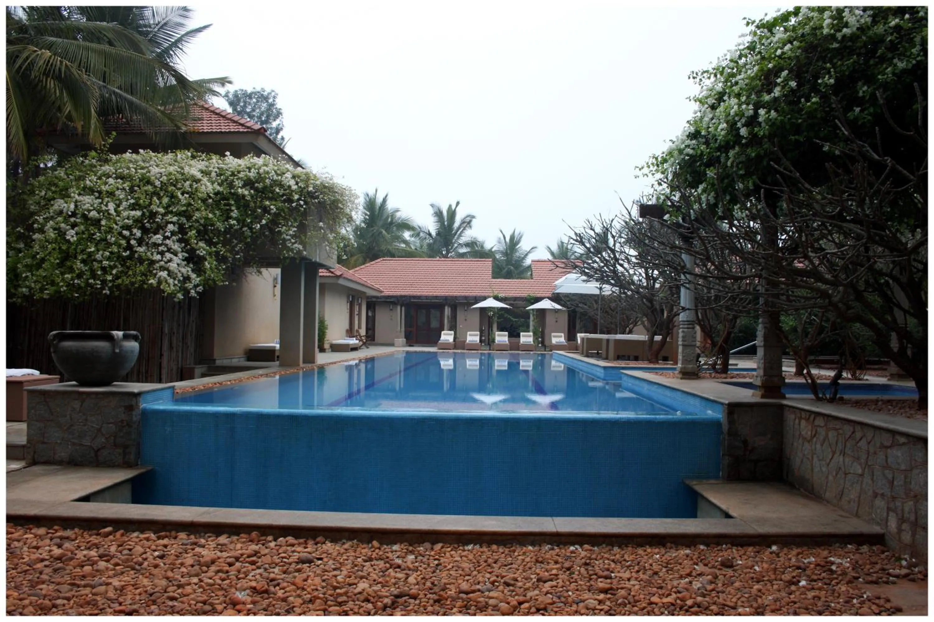 Swimming pool in Shreyas Retreat