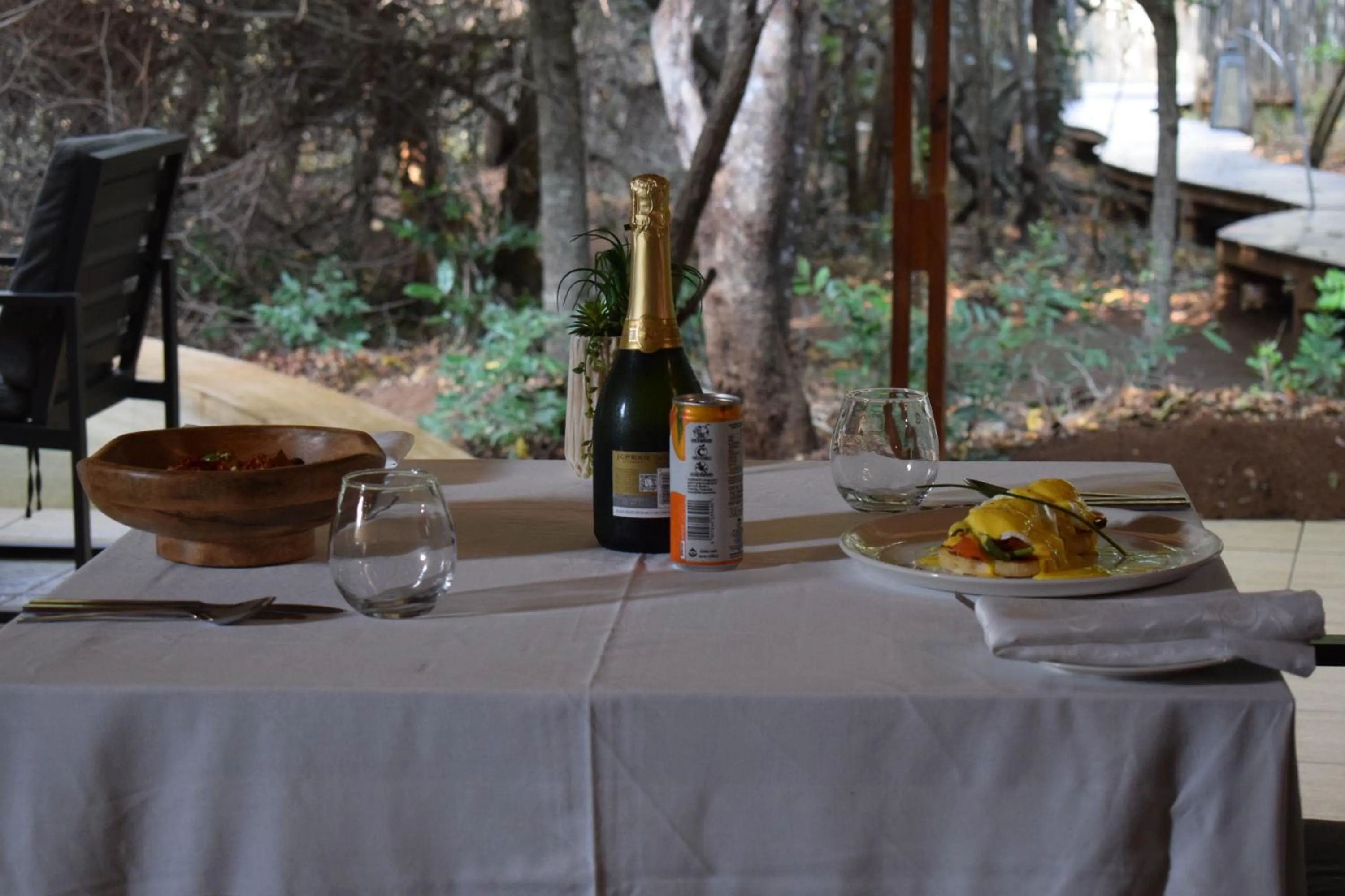 Dining area in AM Lodge - Hoedspruit
